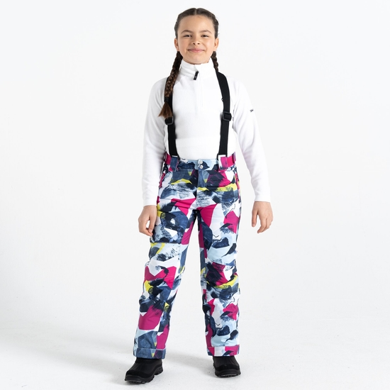 Dare 2b - Kids' Pow Ski Pants Blue Abstract