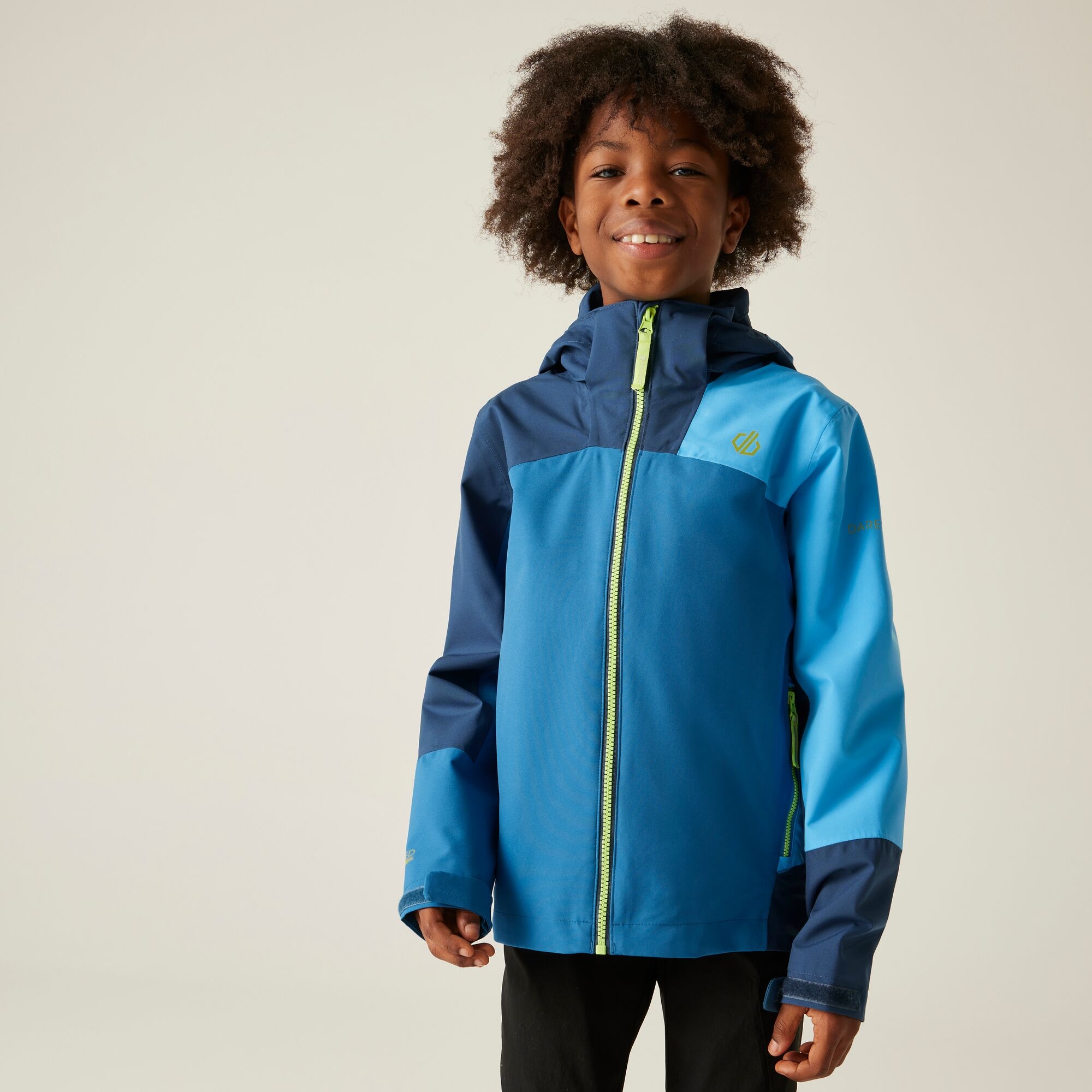 Dare 2b Kurtka dziecięca przeciwdeszczowa Explore II Niebieski