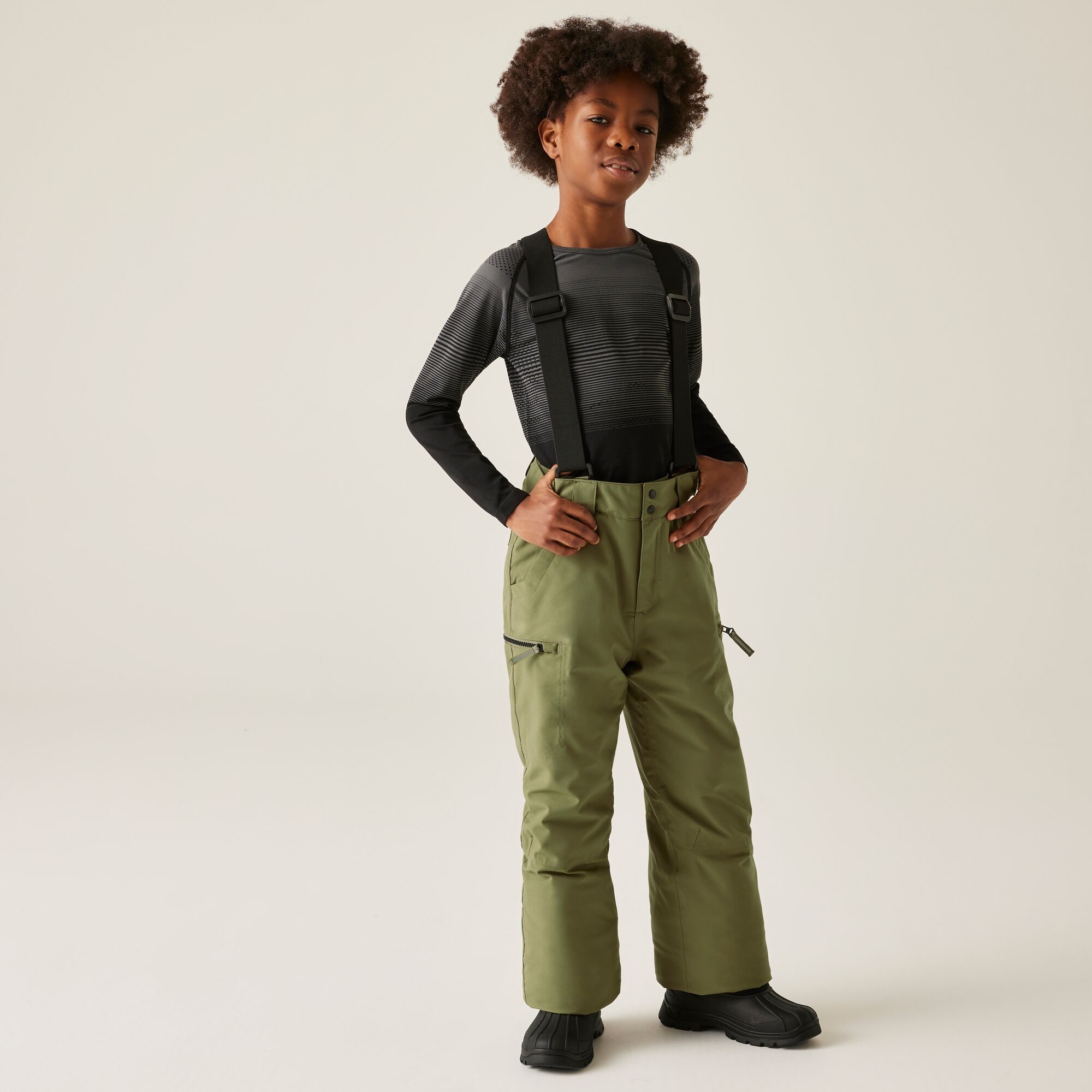 Dare 2b - Spodnie narciarskie dziecięce z membraną Pow II Zielony