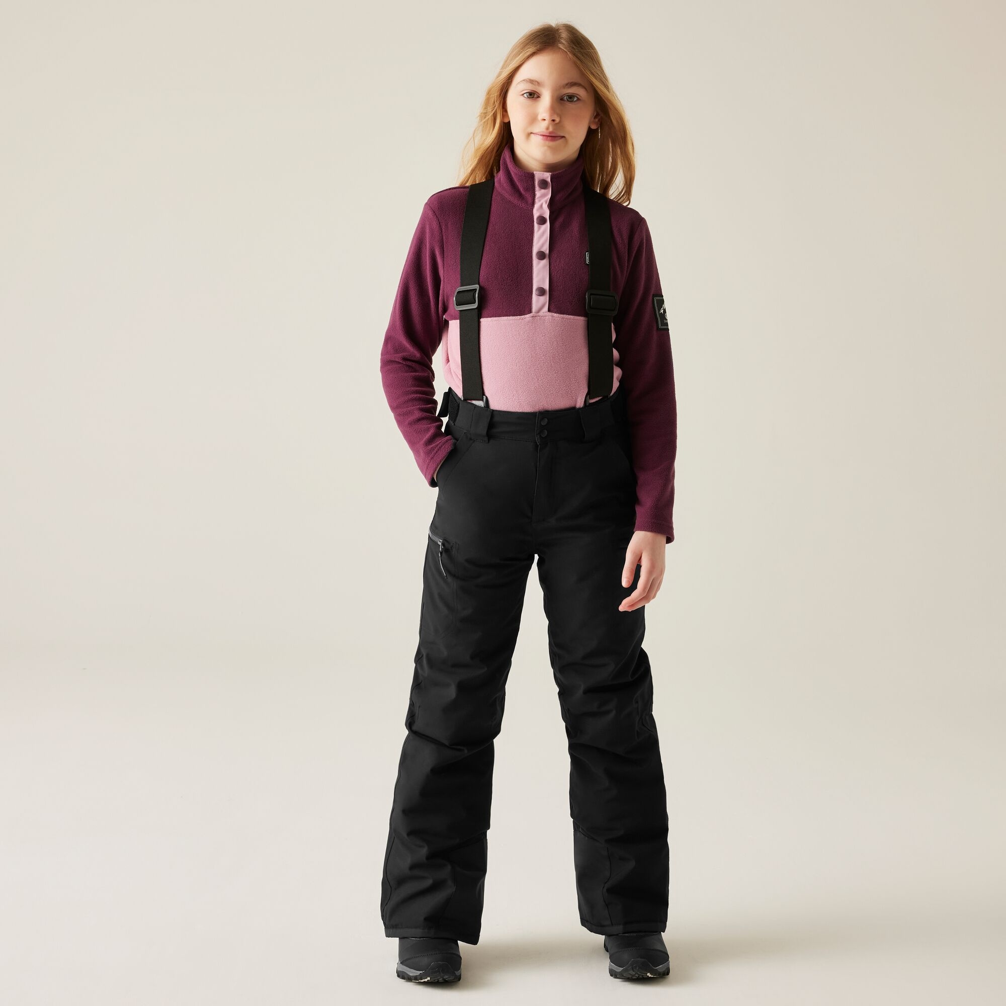 Dare 2b - Spodnie narciarskie dziecięce z membraną Pow II Czarny