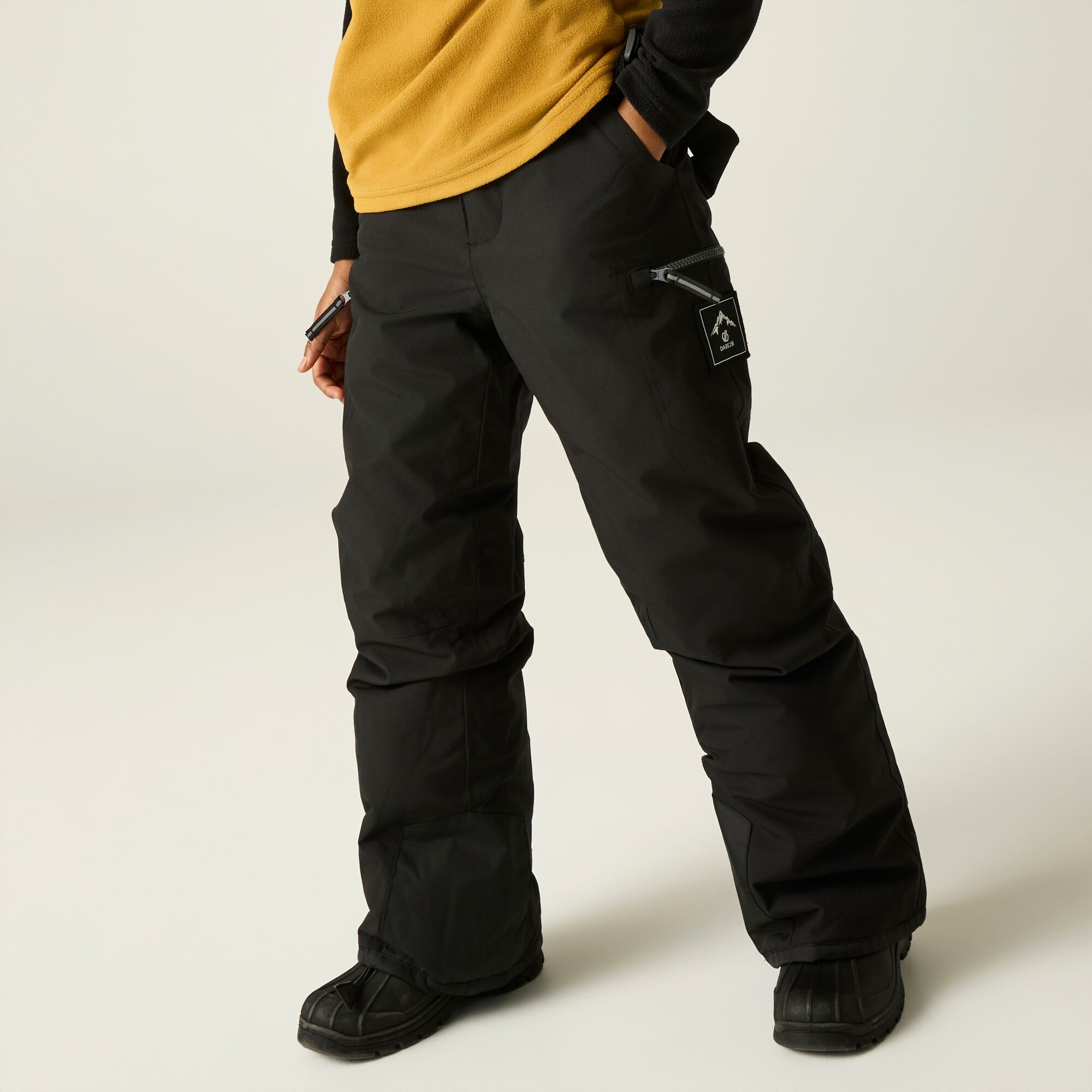 Dare 2B Kids’ Pow Ii Ski Pants - Black Size 7-8 Years