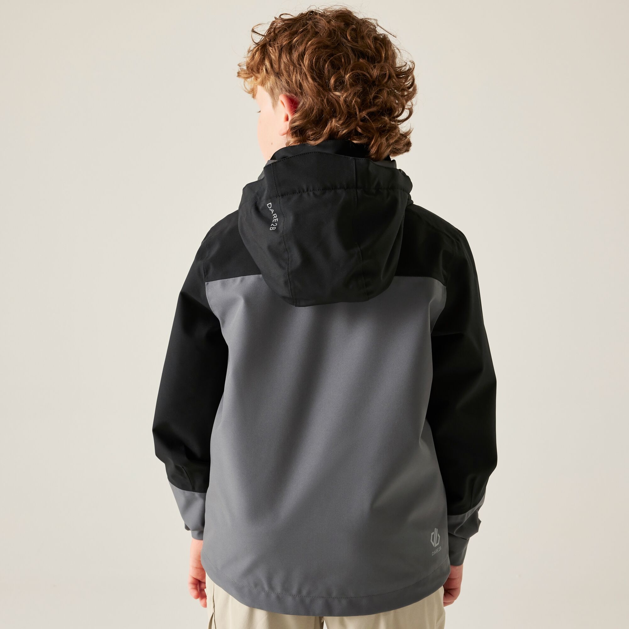 Dare 2b Kurtka przeciwdeszczowa dziecięca z membraną Explore III Szary