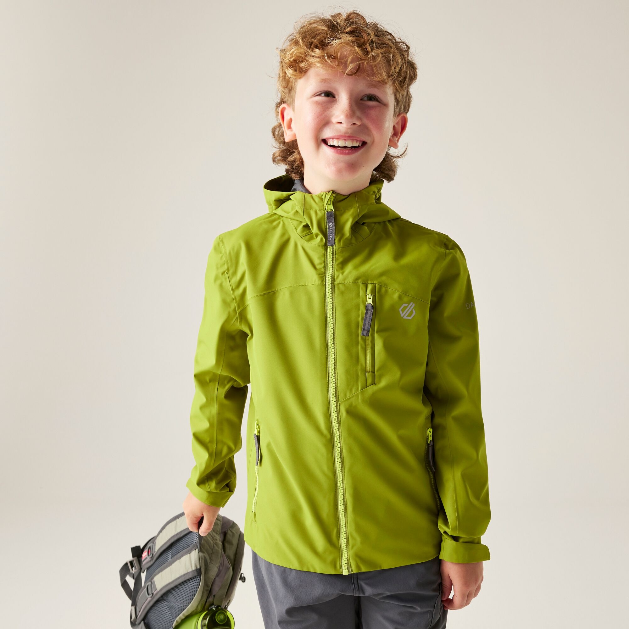 Dare 2B Kids’ Switch Out Ii School Jacket - Green Size 7-8 Years