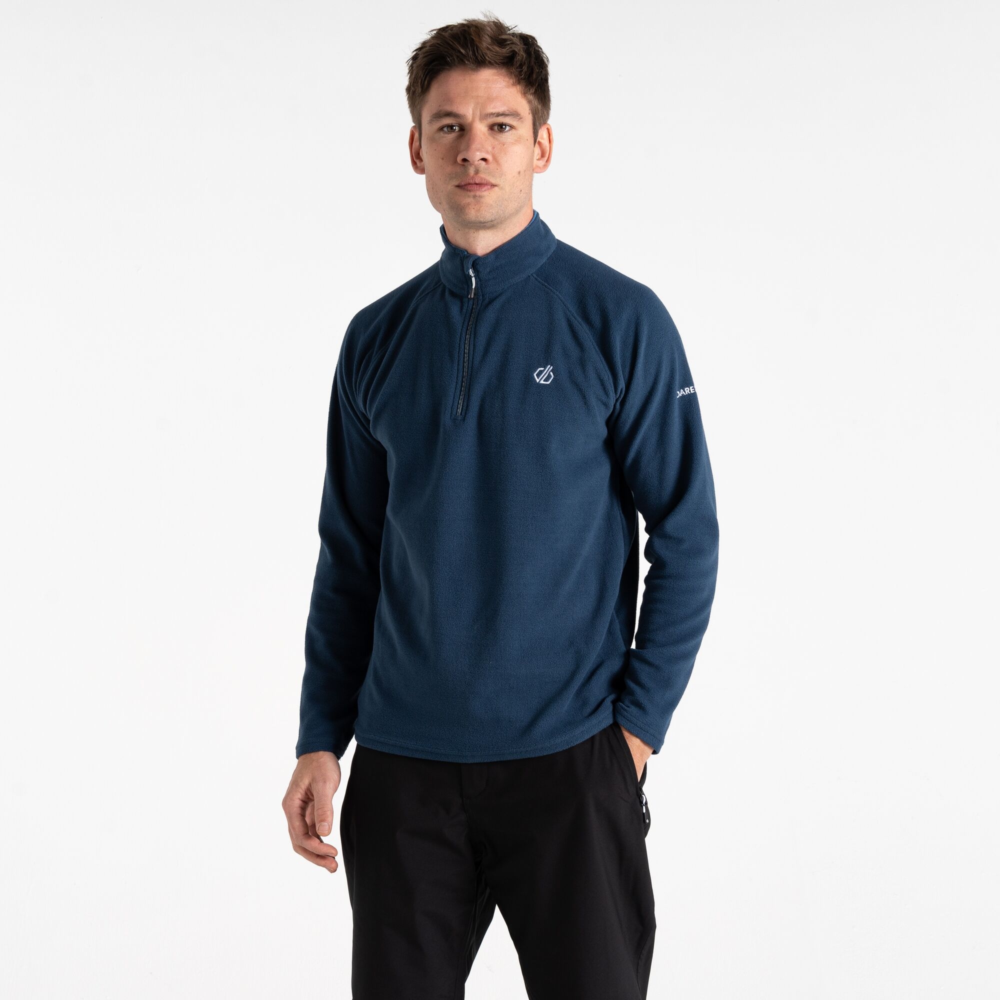 Dare 2b - Męski Polar z Suwakiem Freethink II Niebieski, Rozmiar: XXXL