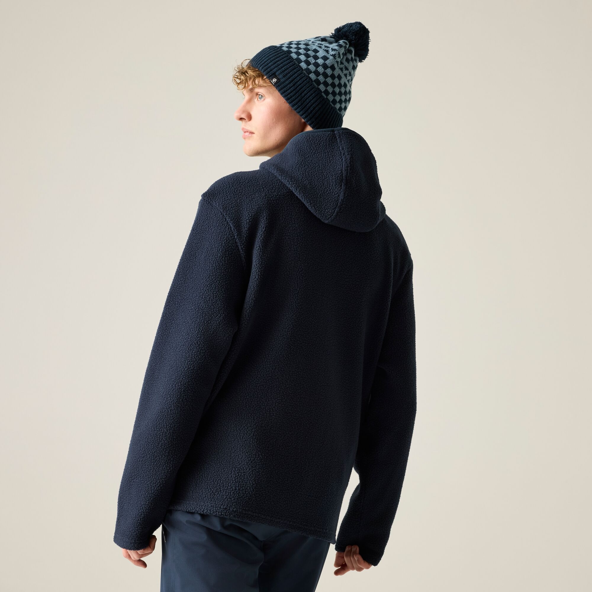 Dare 2b   Polar męski rozsuwany Firn Hooded Borg Niebieski