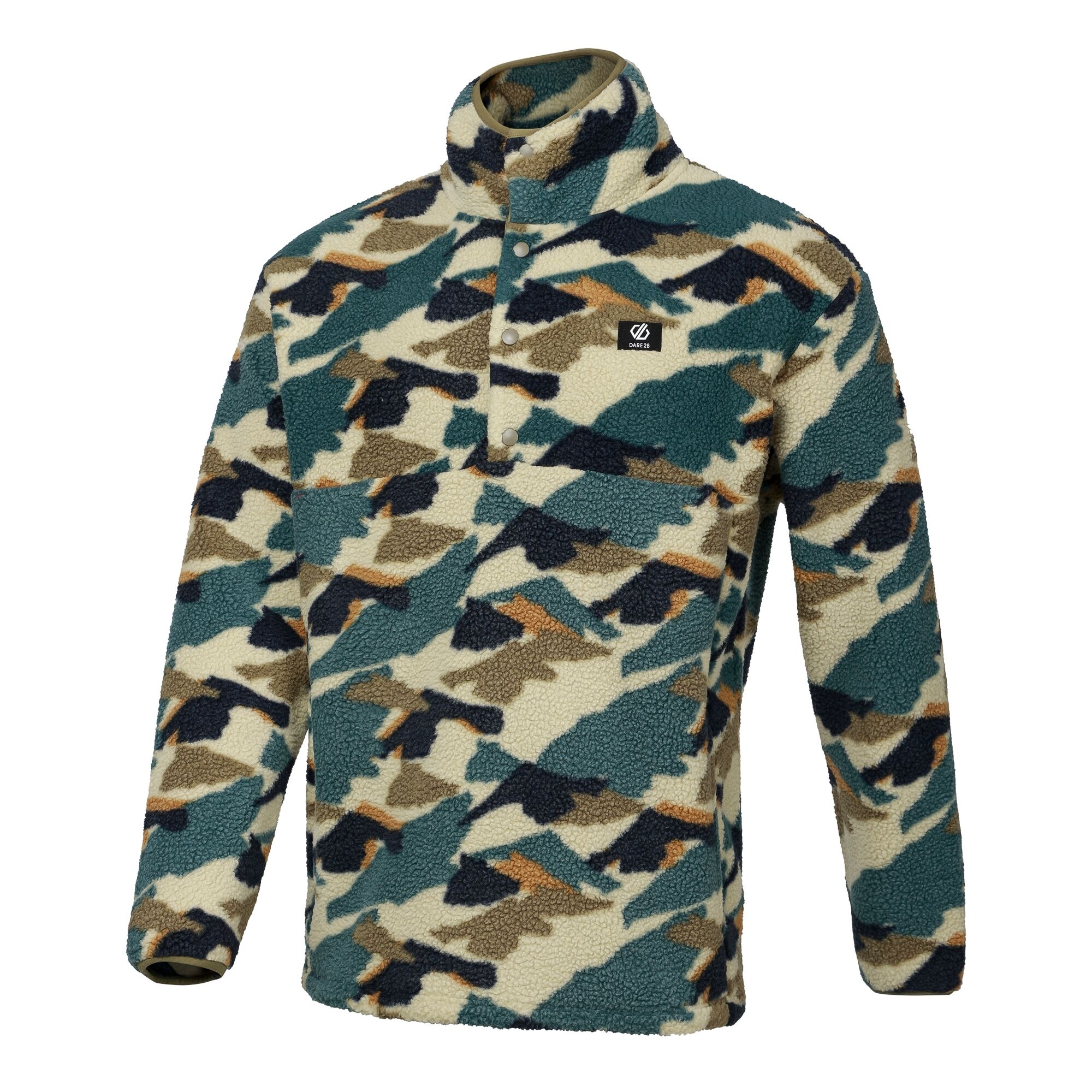 Dare 2b   Polar męski rozpinany 1/2 Printed Zielony