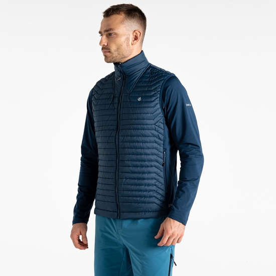 Men's Descending II Gilet Moonlight Denim