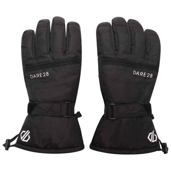 Dare 2b - Men's Worthy Waterproof Insulated Ski Gloves Black