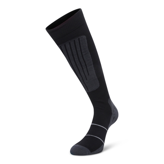 Mens Technical Ski socks Black Grey