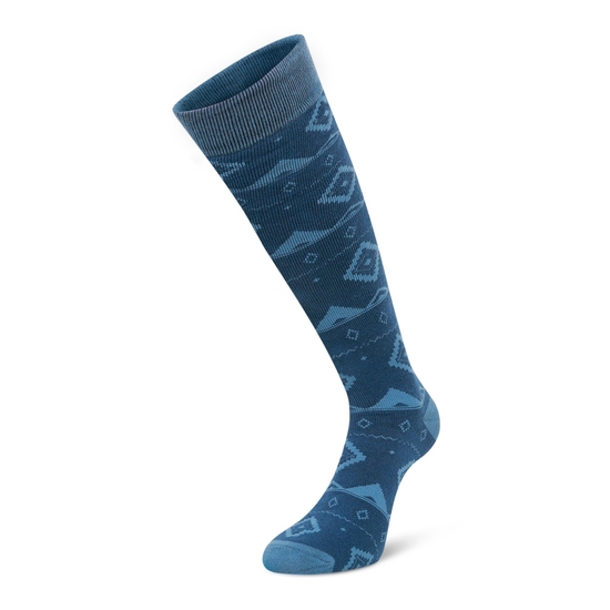 Dare 2b - Men's Printed Ski Socks Navy Fairisle Print