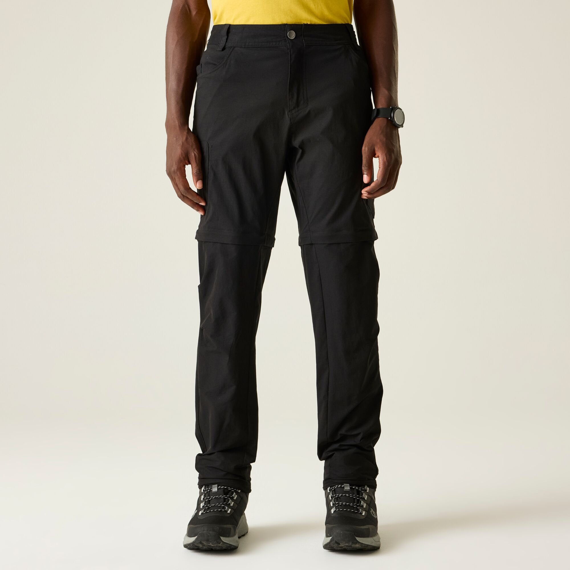 Dare 2b Spodnie trekkingowe męskie z odpinanymi nogawkami Tuned In II Czarny