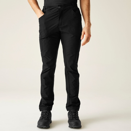 Men's Tuned In II Multi-Pocket Walking Trousers Black