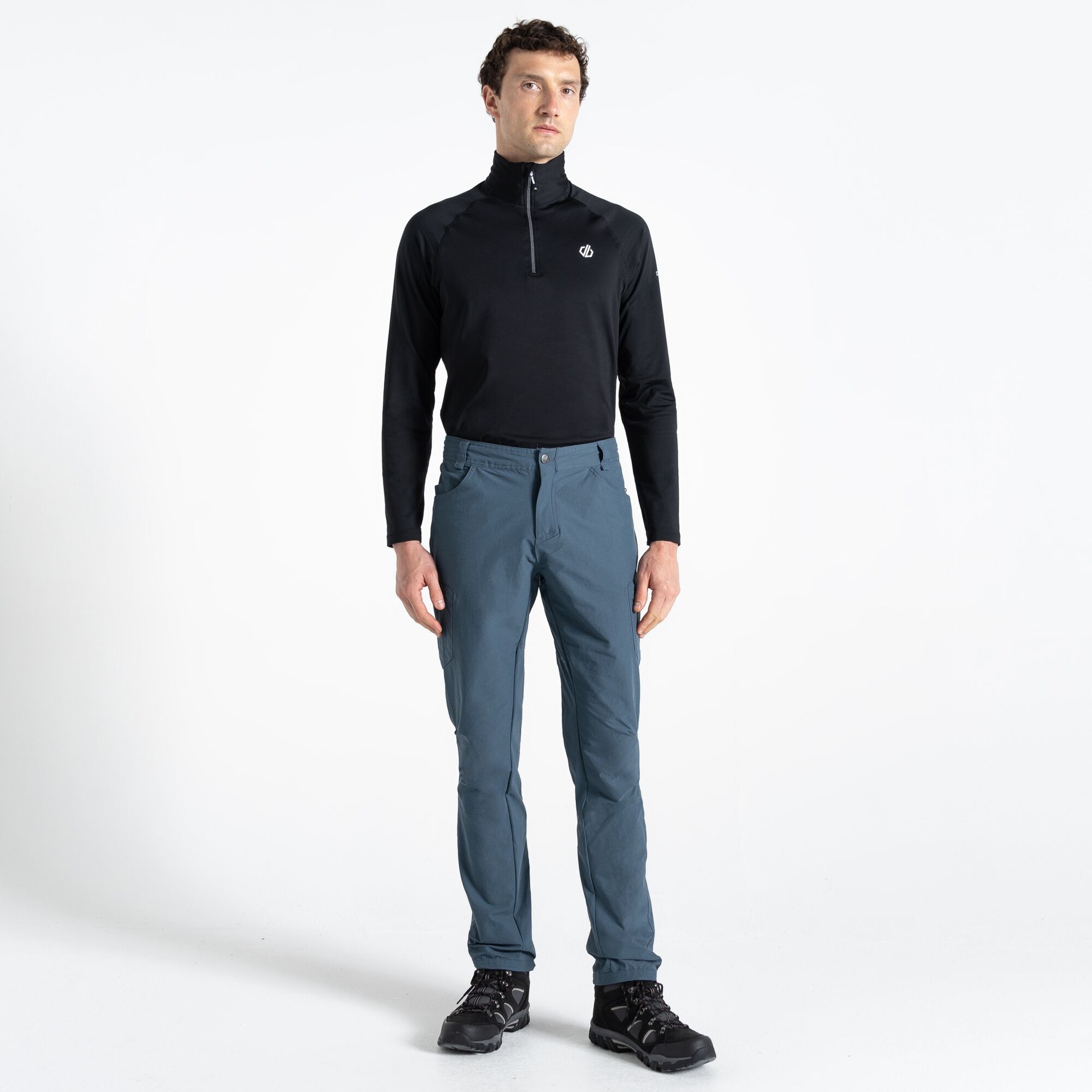 Dare 2B Men's Tuned In Ii Multi-Pocket Walking Trousers - Grey Size 33 R