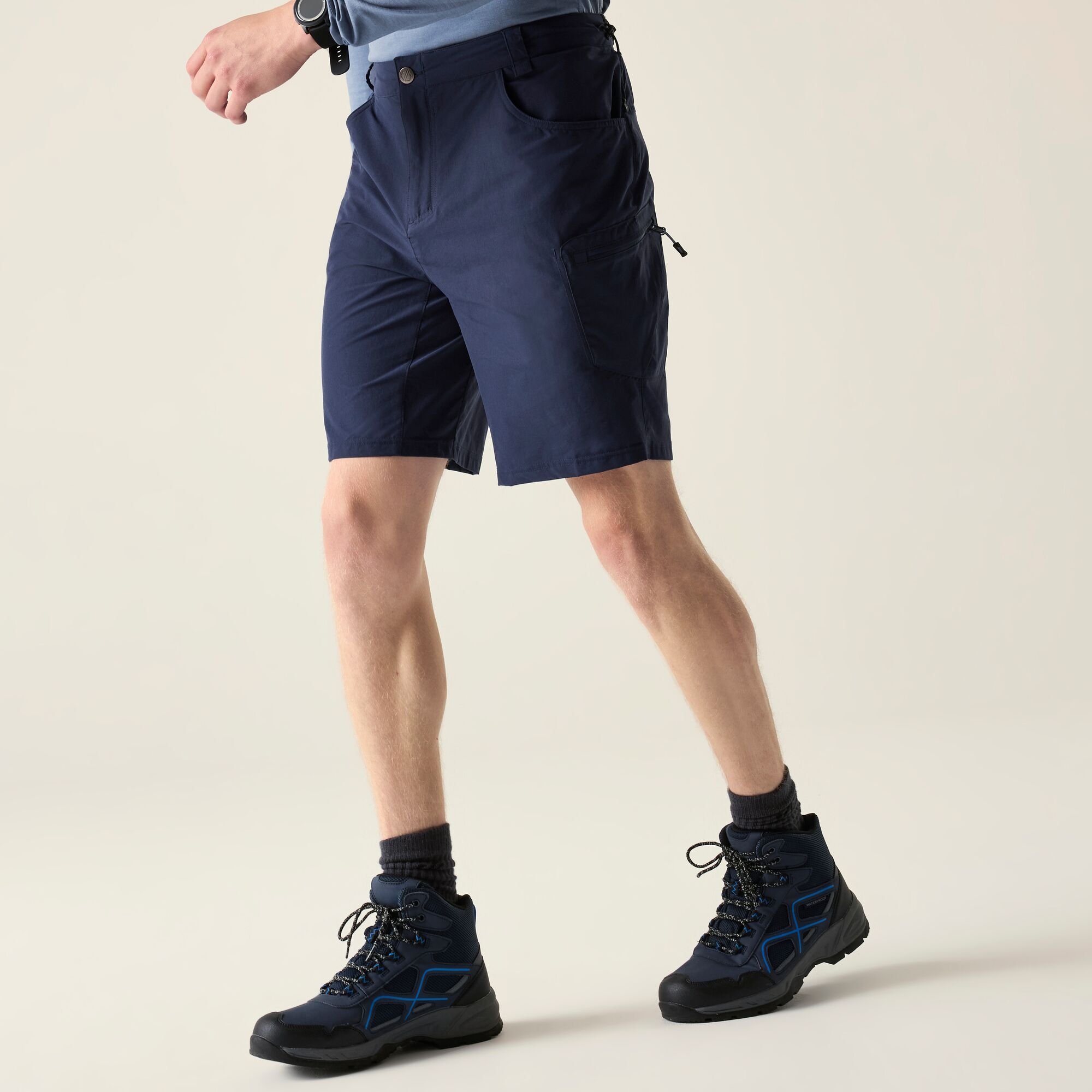 Dare 2B Men's Tuned In Ii Walking Shorts - Blue Size 38