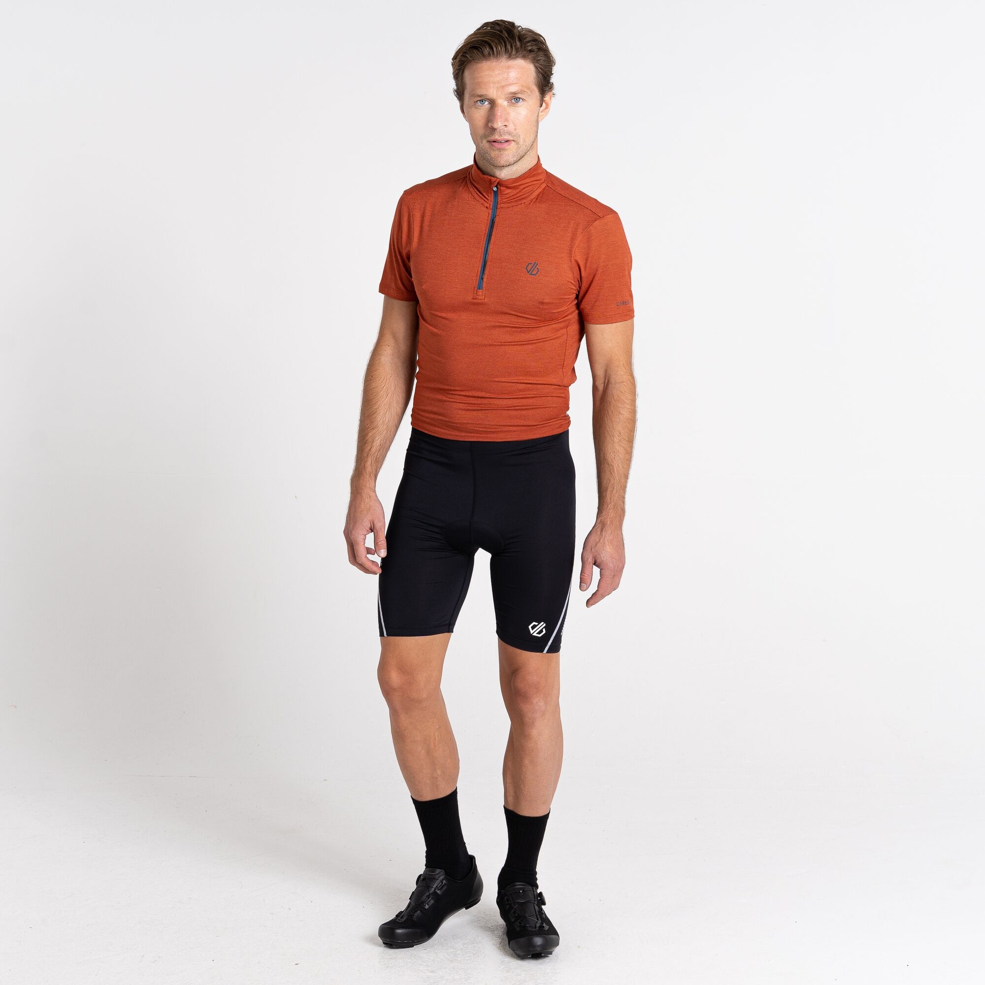 Dare 2b - Męskie Spodenki Rowerowe Bold Czarno-biały, Rozmiar: XXL
