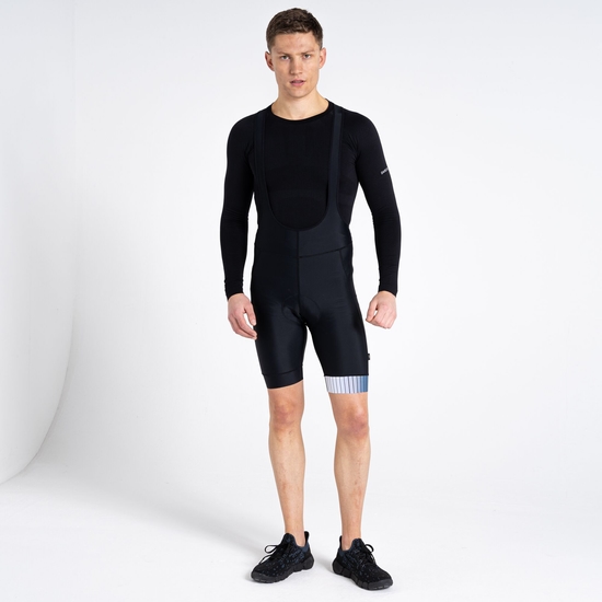 Dare 2b - Men's AEP Virtuous Bibbed Cycling Shorts Black Print