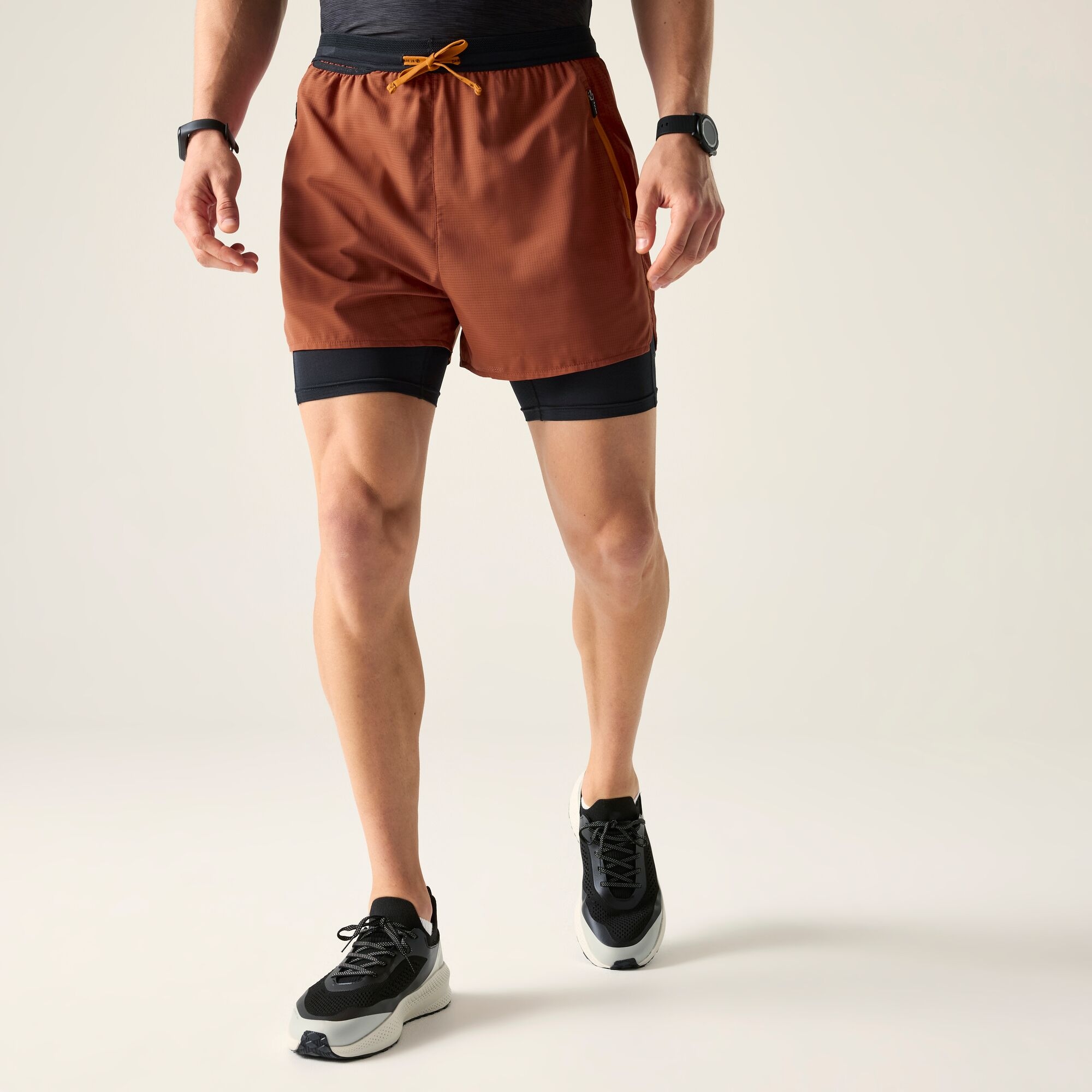 Dare 2b Spodenki sportowe męskie Movement II Pomarańczowy