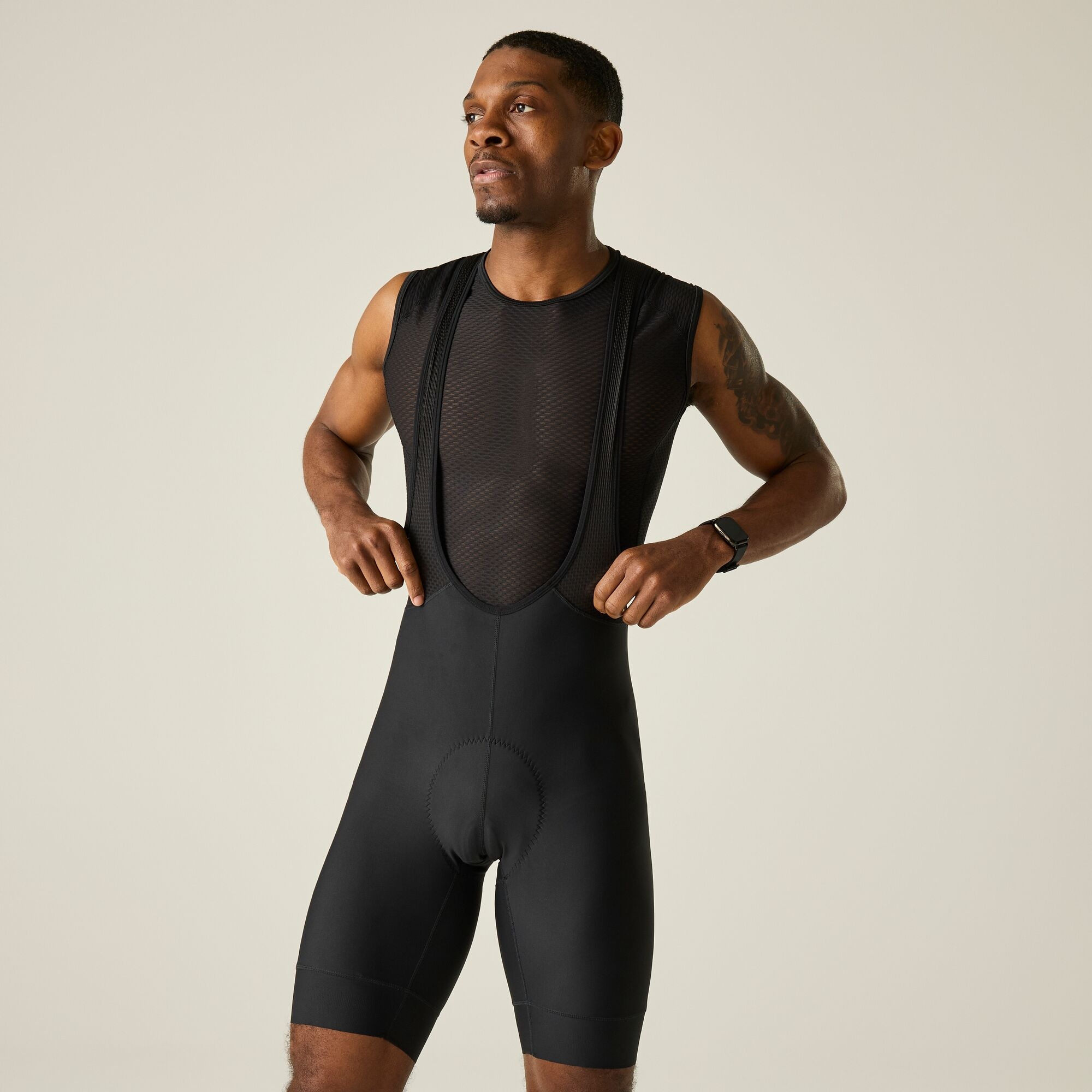Dare 2B Men's Black Ultra Bib Cycling Shorts in Size M, Sports Direct - Image 7