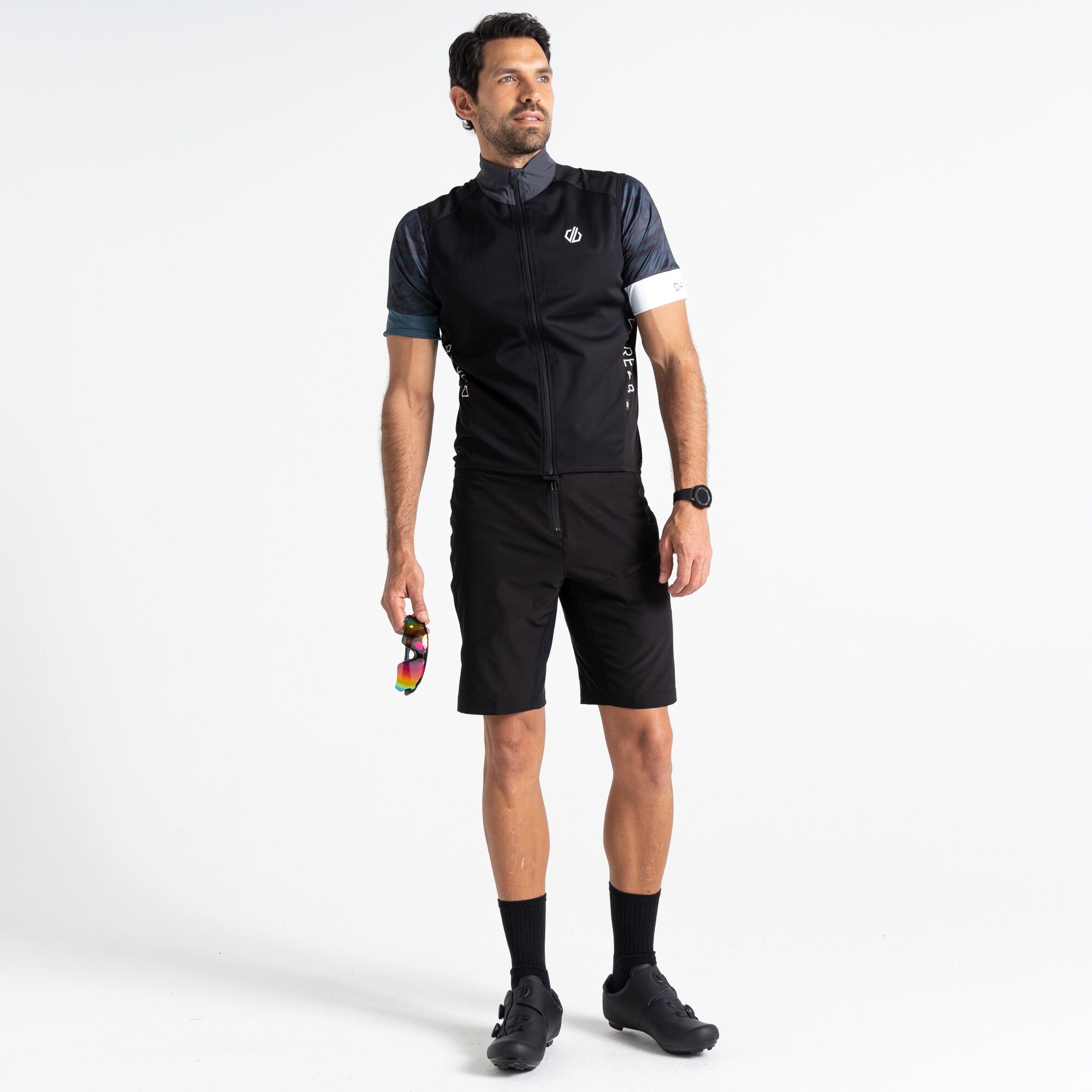 Dare 2b - Męska Kamizelka Rowerowa Softshell Sequel Czarny