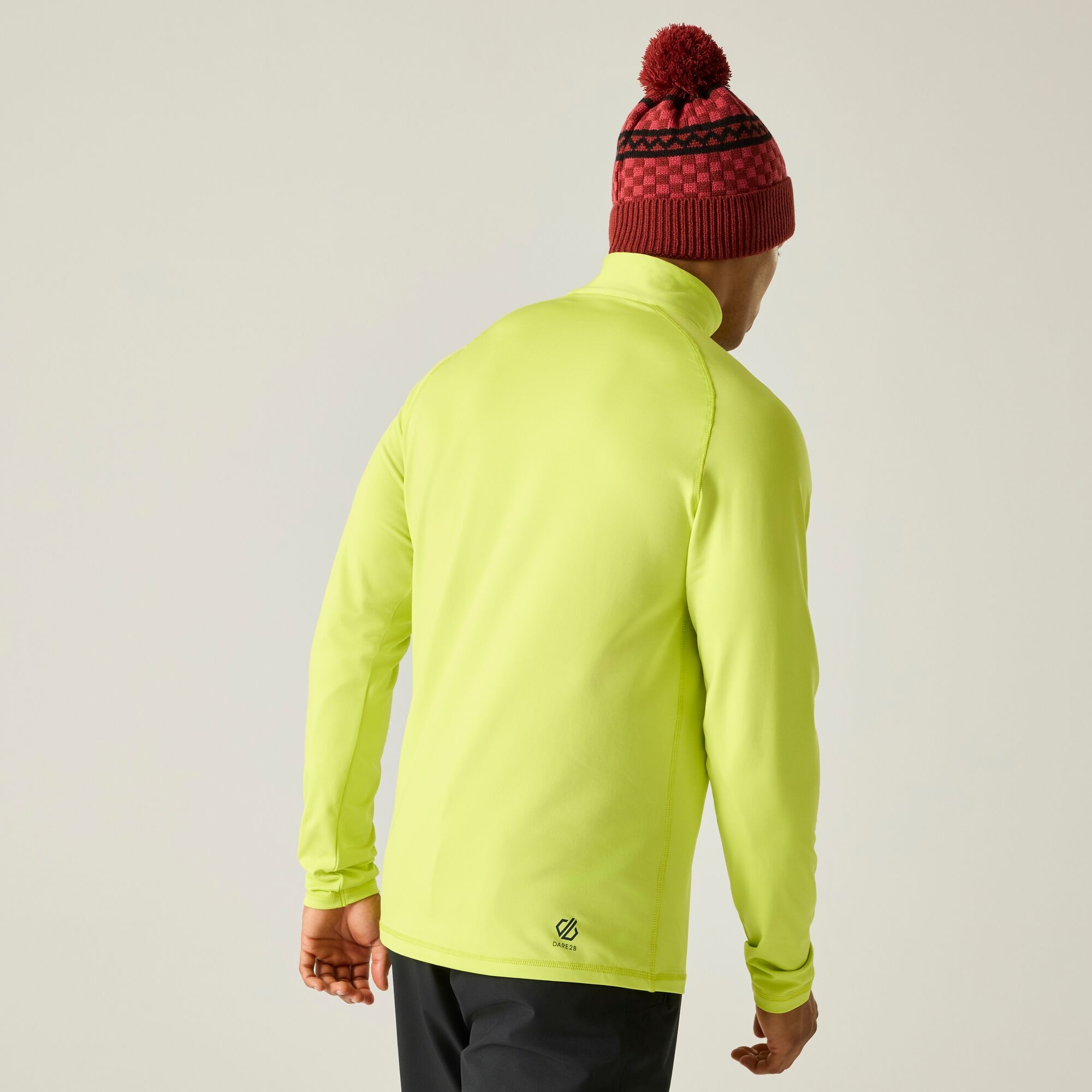 Dare2b Men's Fuse Up Ii Core Stretch Midlayer: : :, Colour: Wild Lime Large - Outdoor Action - Image 3