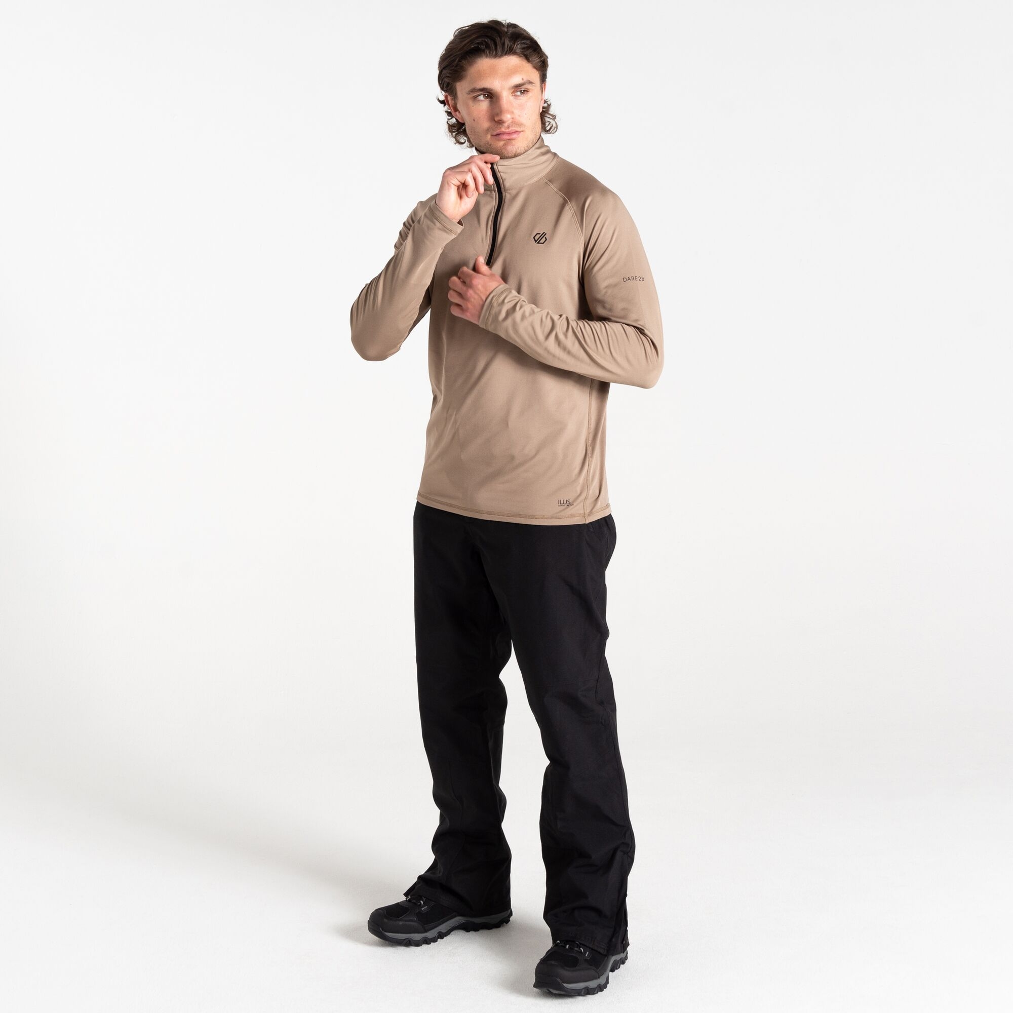 Dare 2b Bluza męska z suwakiem Fuse Up II Brązowy