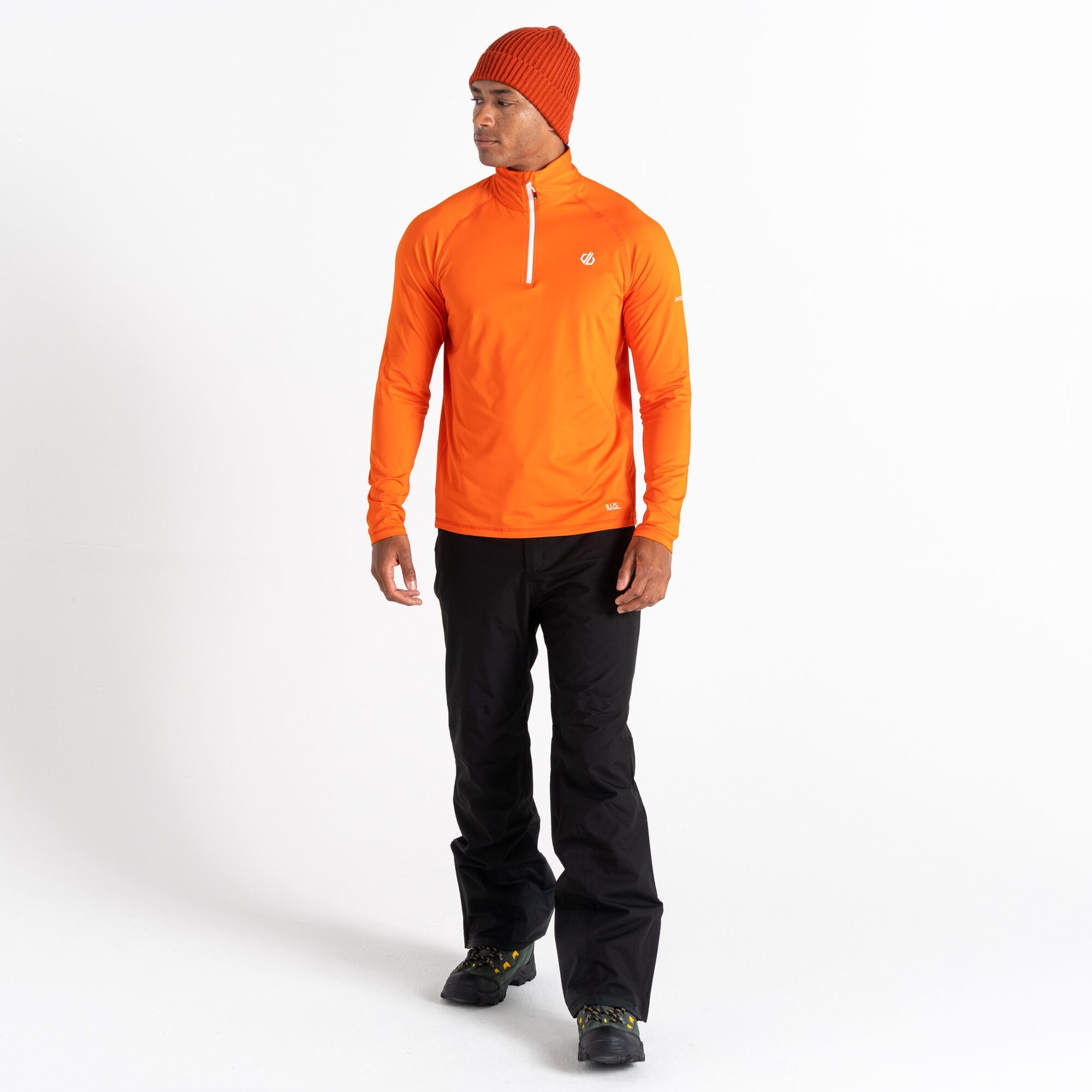 Dare 2b Bluza męska z suwakiem Fuse Up II Pomarańczowy