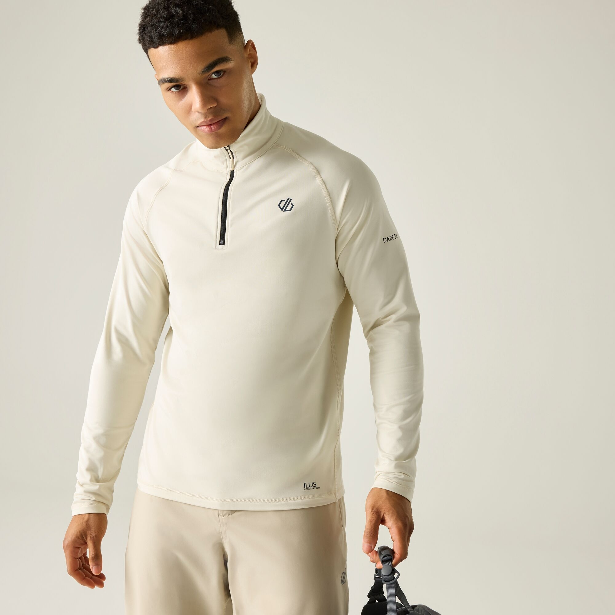 Dare 2B Men's Beige Training Top Fuse Up Core - Image 2