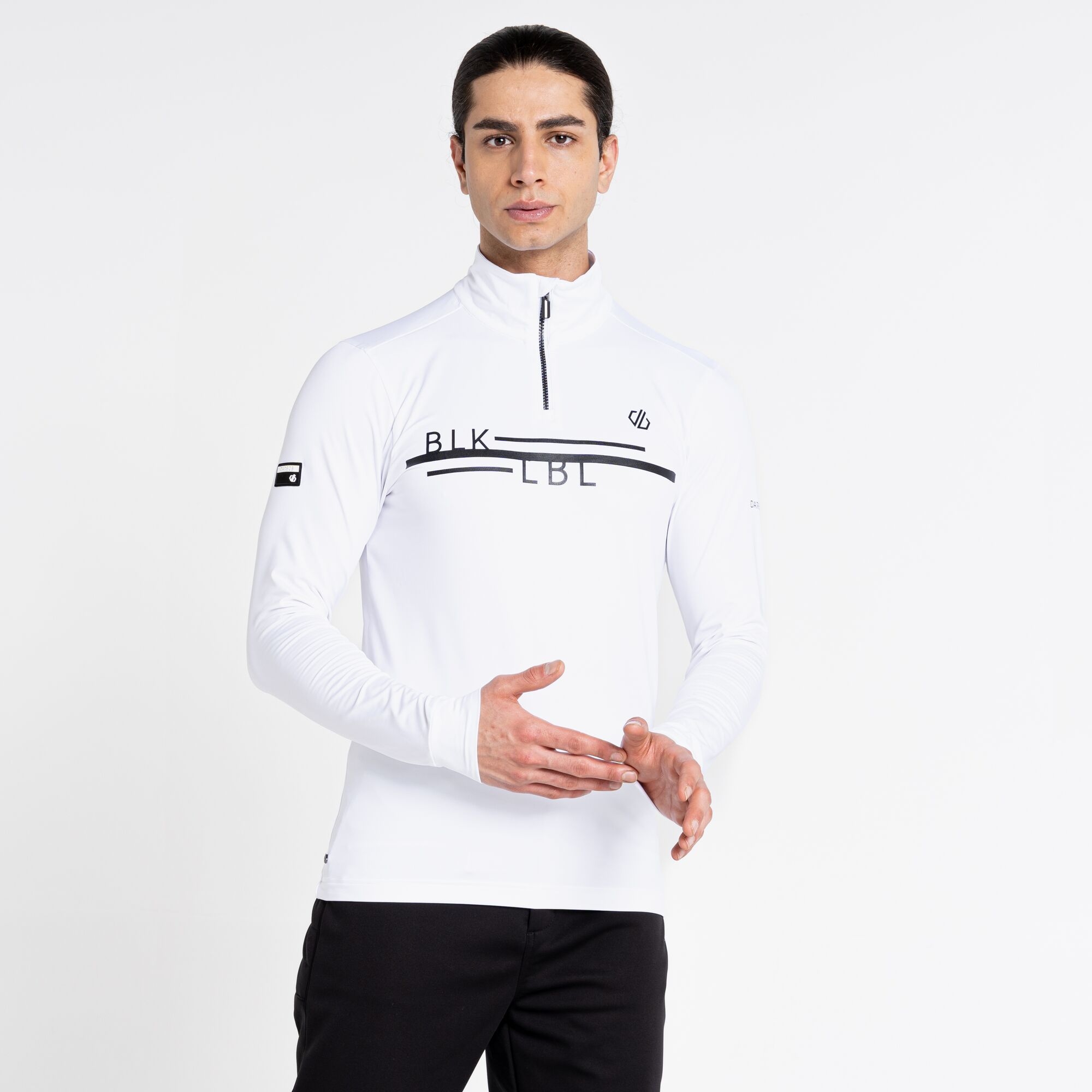 Dare 2b - Męska Bluza Termiczna z Suwakiem Outstand II Biały, Rozmiar: XXXL