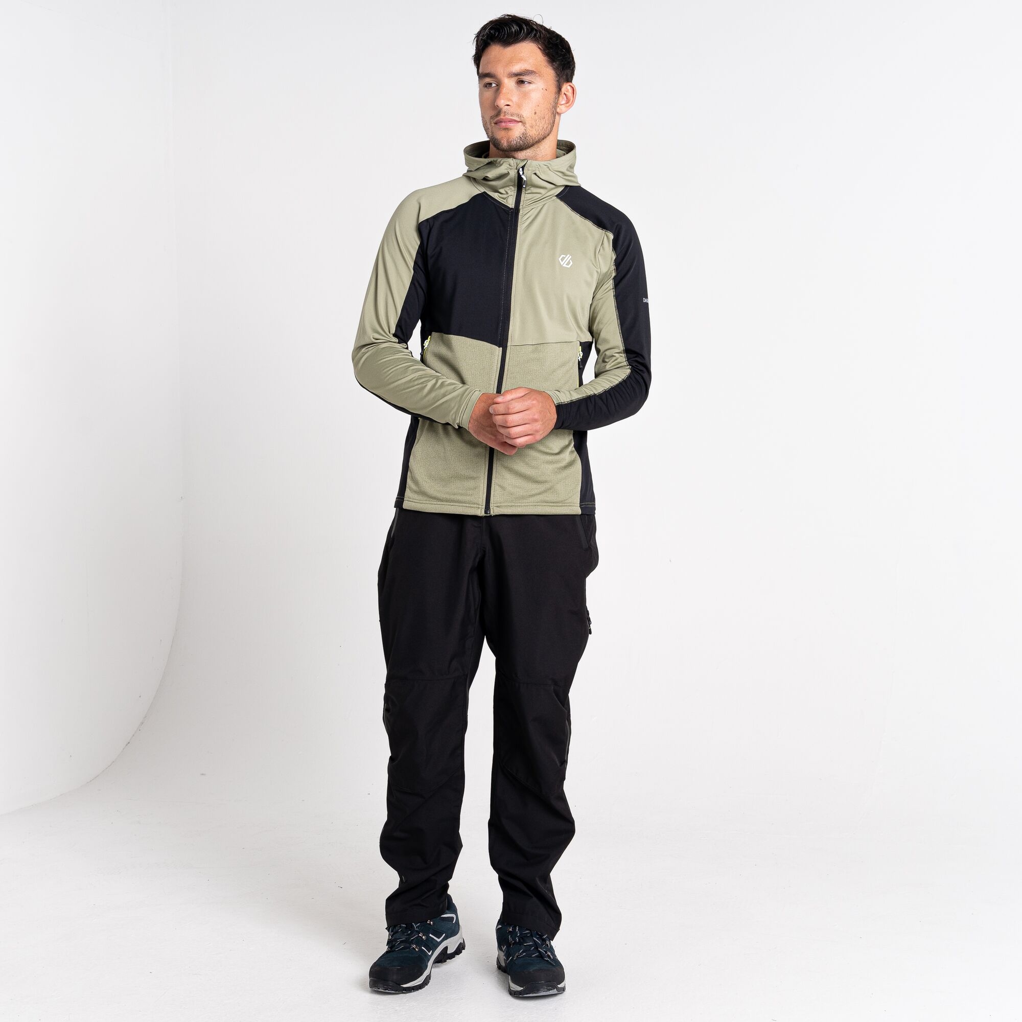 Dare 2b - Męski Softshell Assimilate Zielono-czarny