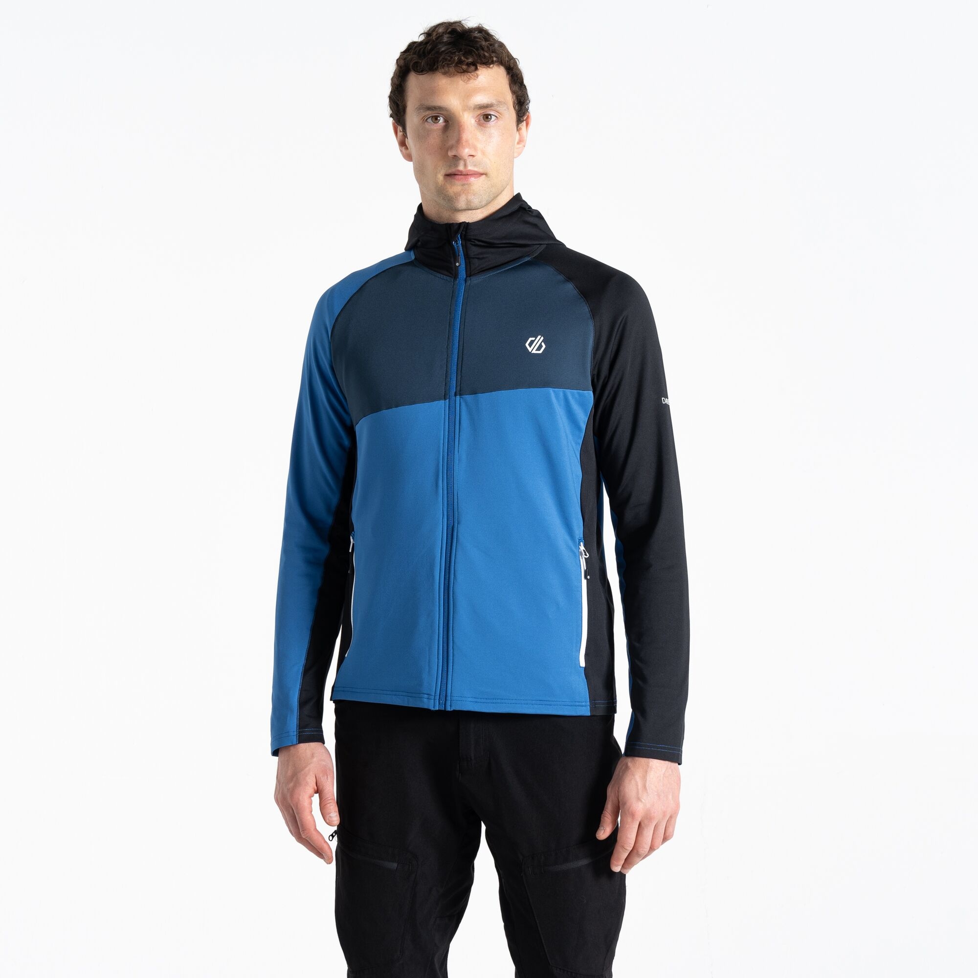 Dare 2b - Męska Bluza z Suwakiem Touring Core Niebieski, Rozmiar: XS