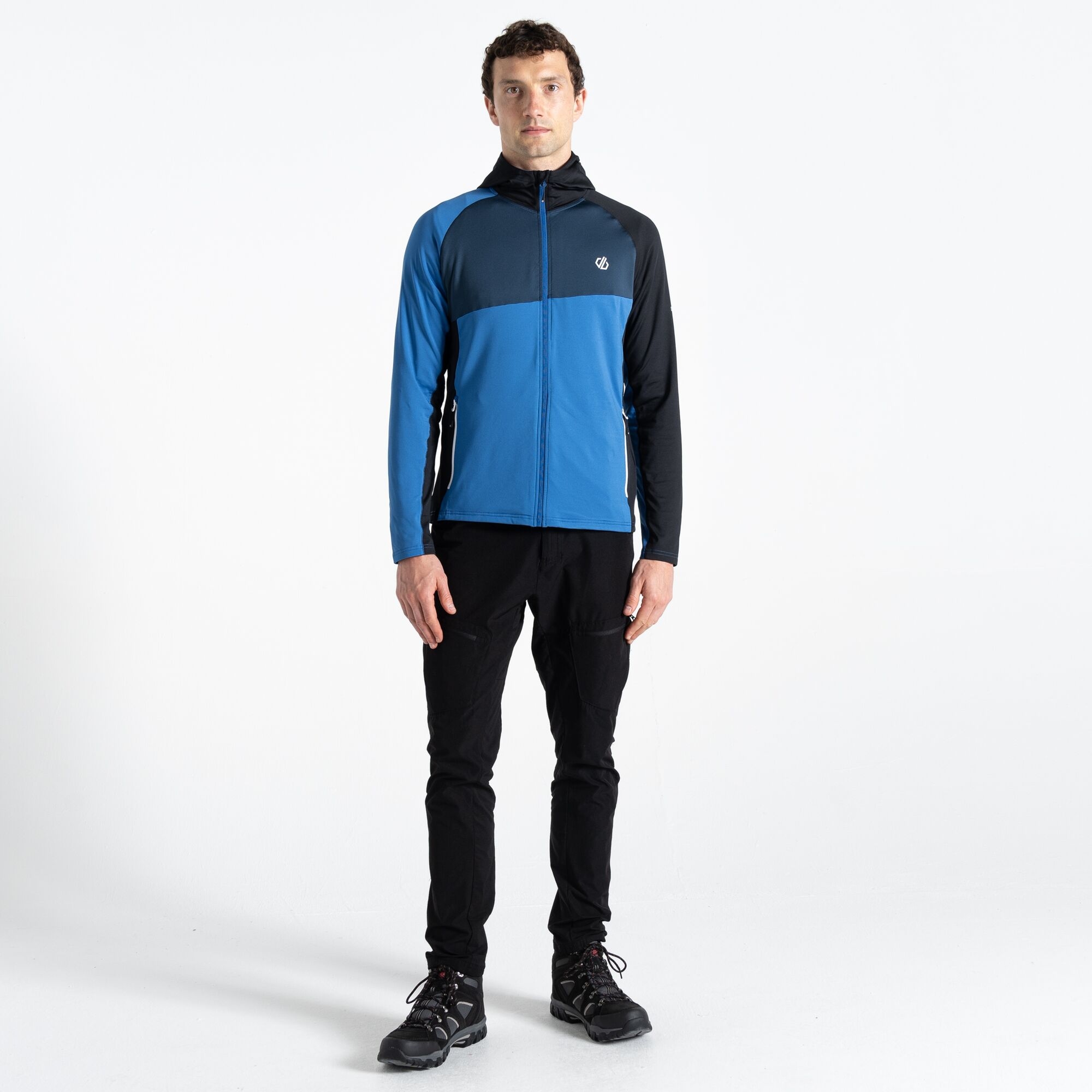 Dare 2b - Męska Bluza z Suwakiem Touring Core Niebieski