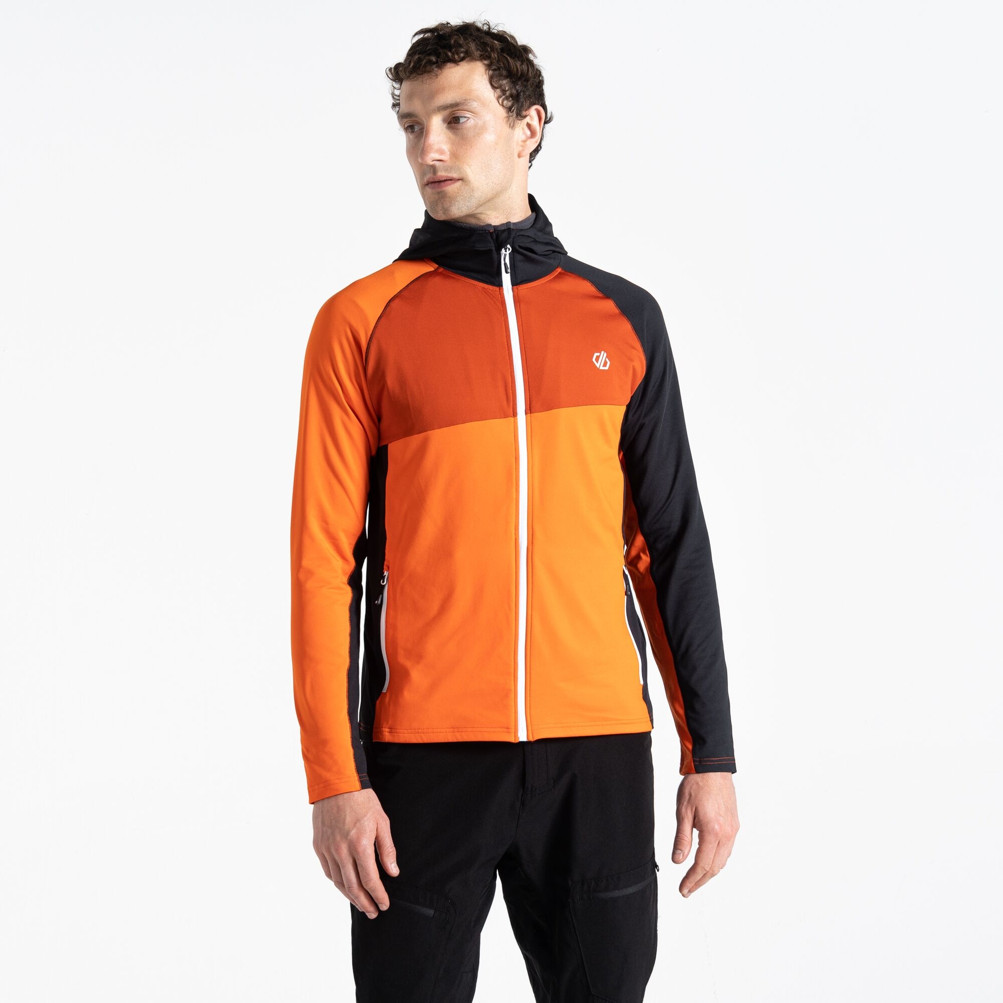 Dare 2b Bluza męska z suwakiem Touring Core Pomarańczowy