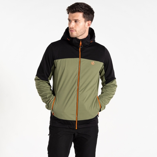 Dare 2b - Men's Mountaineer Softshell Jacket Olivine Green Black