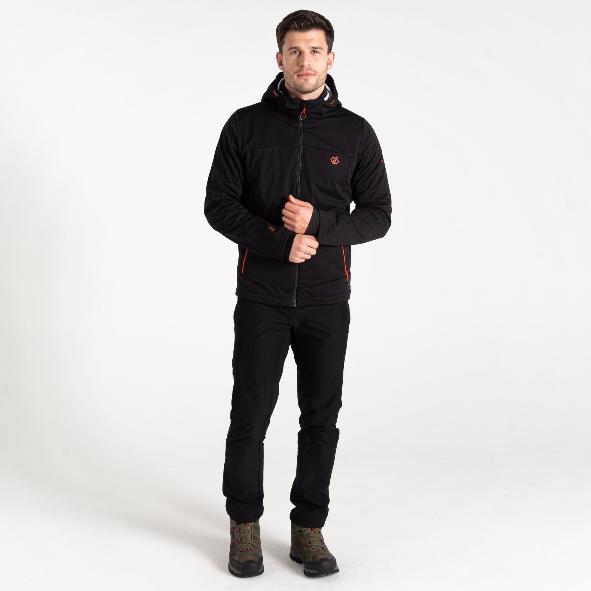 Dare 2b Męski softshell Mountaineer Czarny