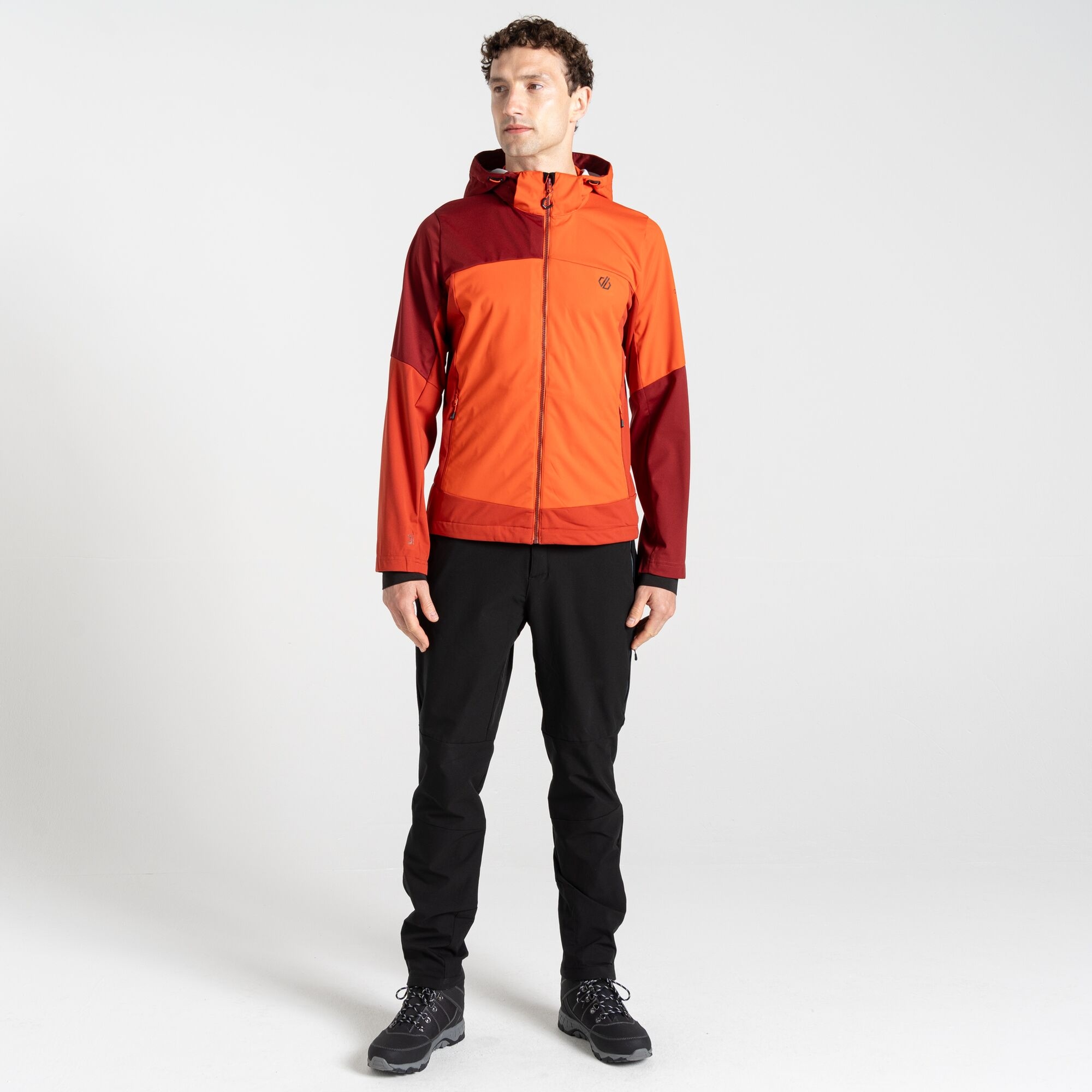 Dare 2b Męski softshell Mountaineer Czerwony