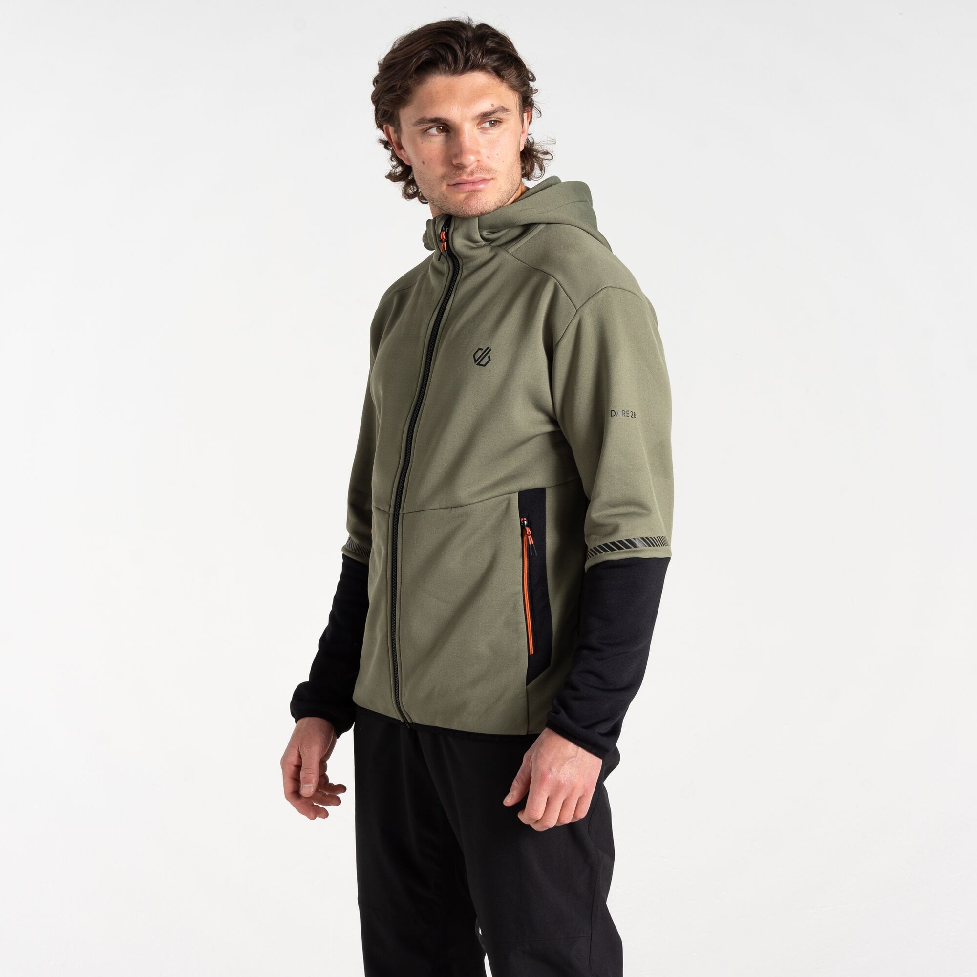 Dare 2b - Męska Bluza Camber Core Stretch Zielony, Rozmiar: L