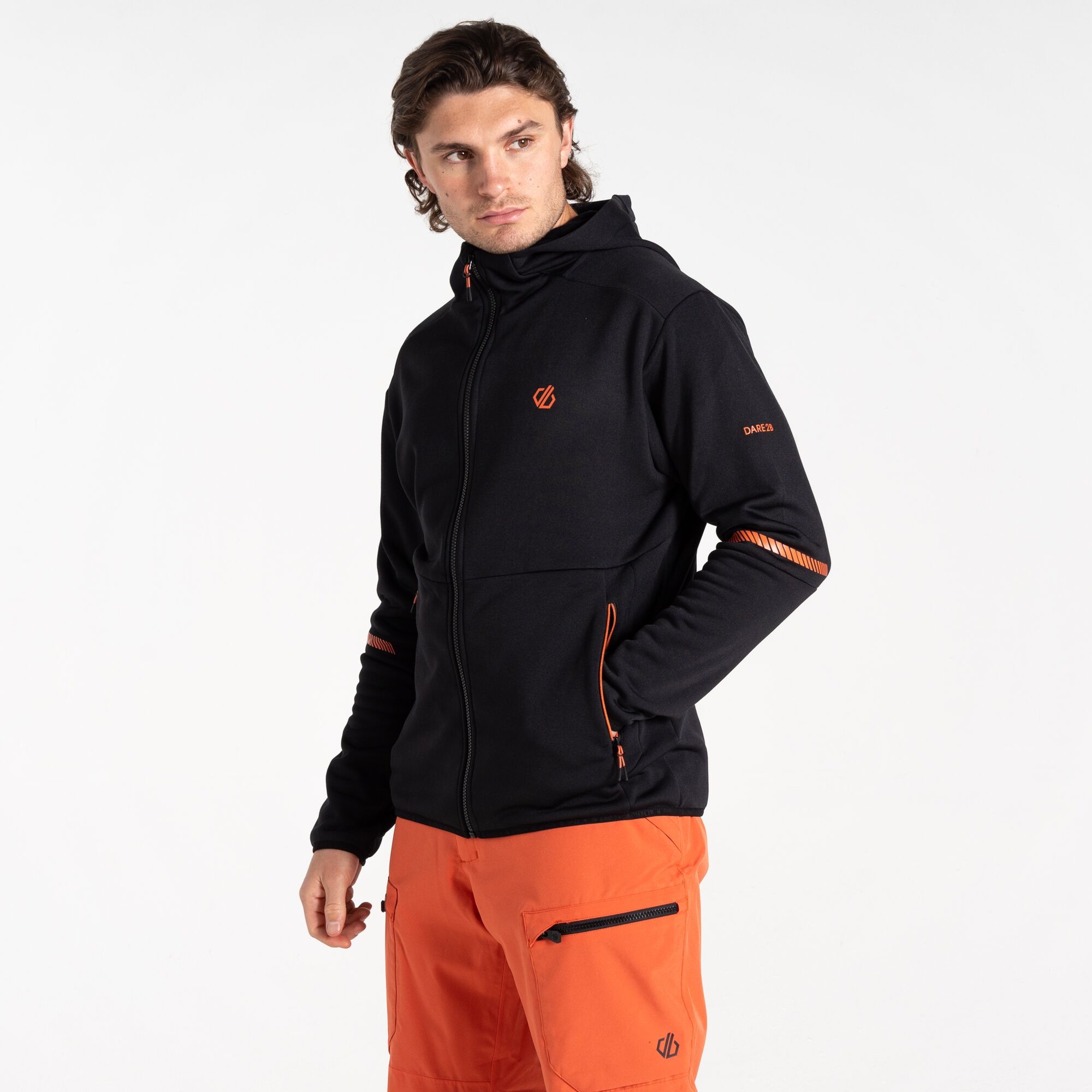 Dare 2b - Męska Bluza Camber Core Stretch Czarny, Rozmiar: XXXL