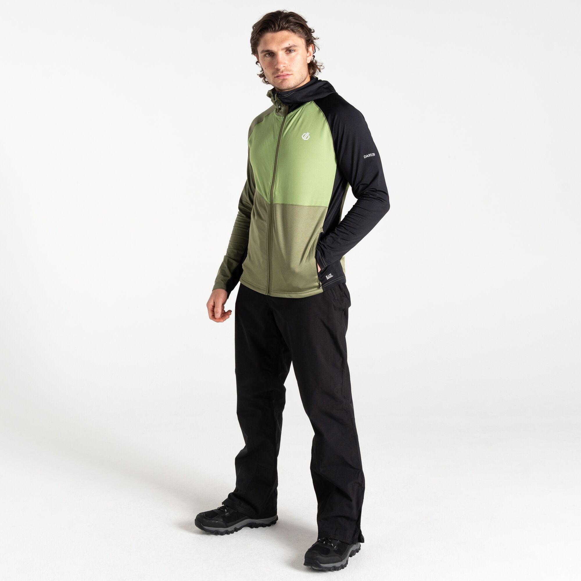 Dare 2b Męska bluza Assimilate II Core Stretch Zielony