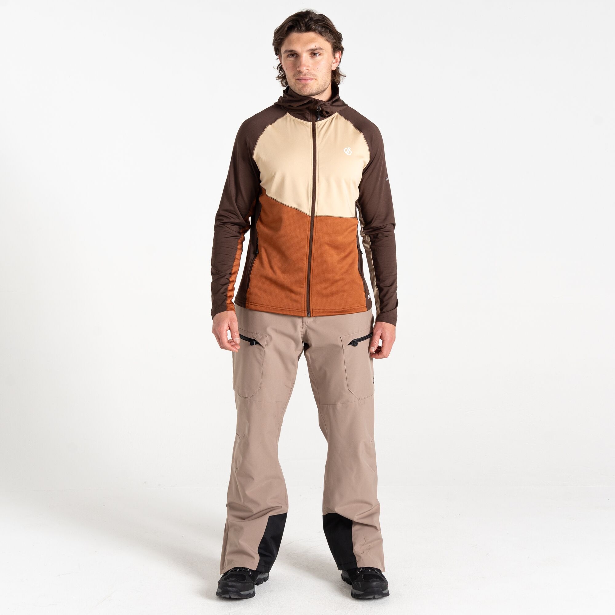 Dare 2b Męska bluza Assimilate II Core Stretch Brązowy