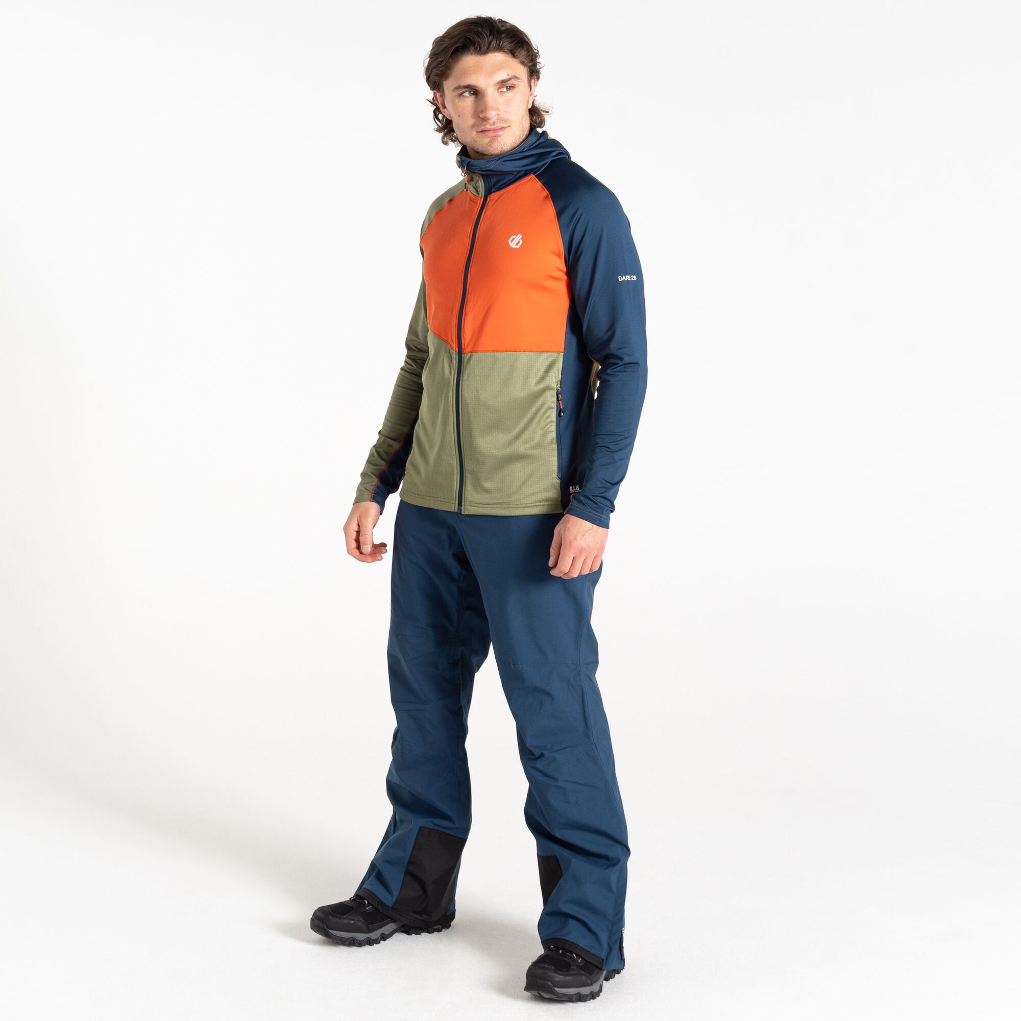 Dare 2b Męska bluza Assimilate II Core Stretch Niebieski