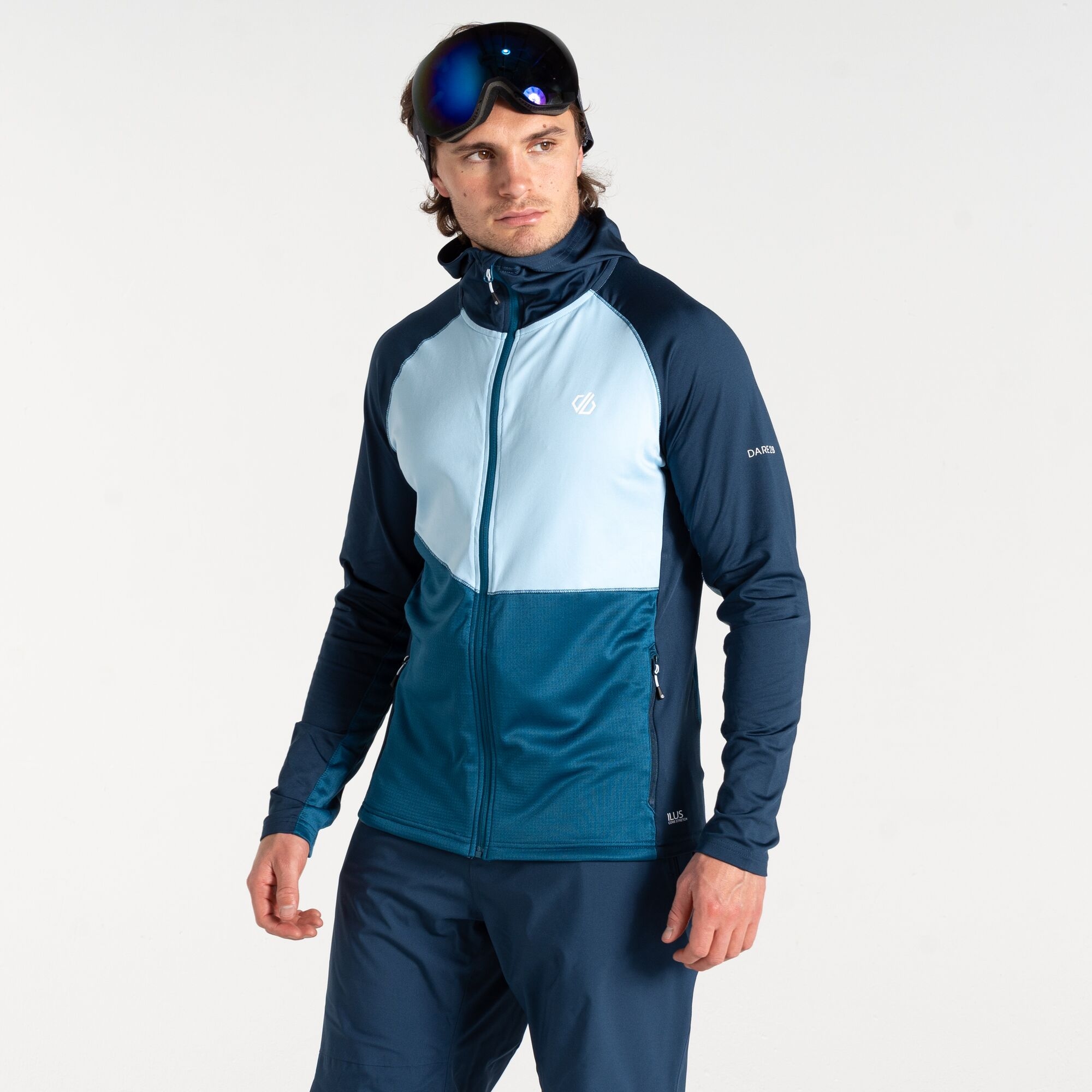Dare 2b - Męska Bluza Assimilate II Core Stretch Niebieski, Rozmiar: L