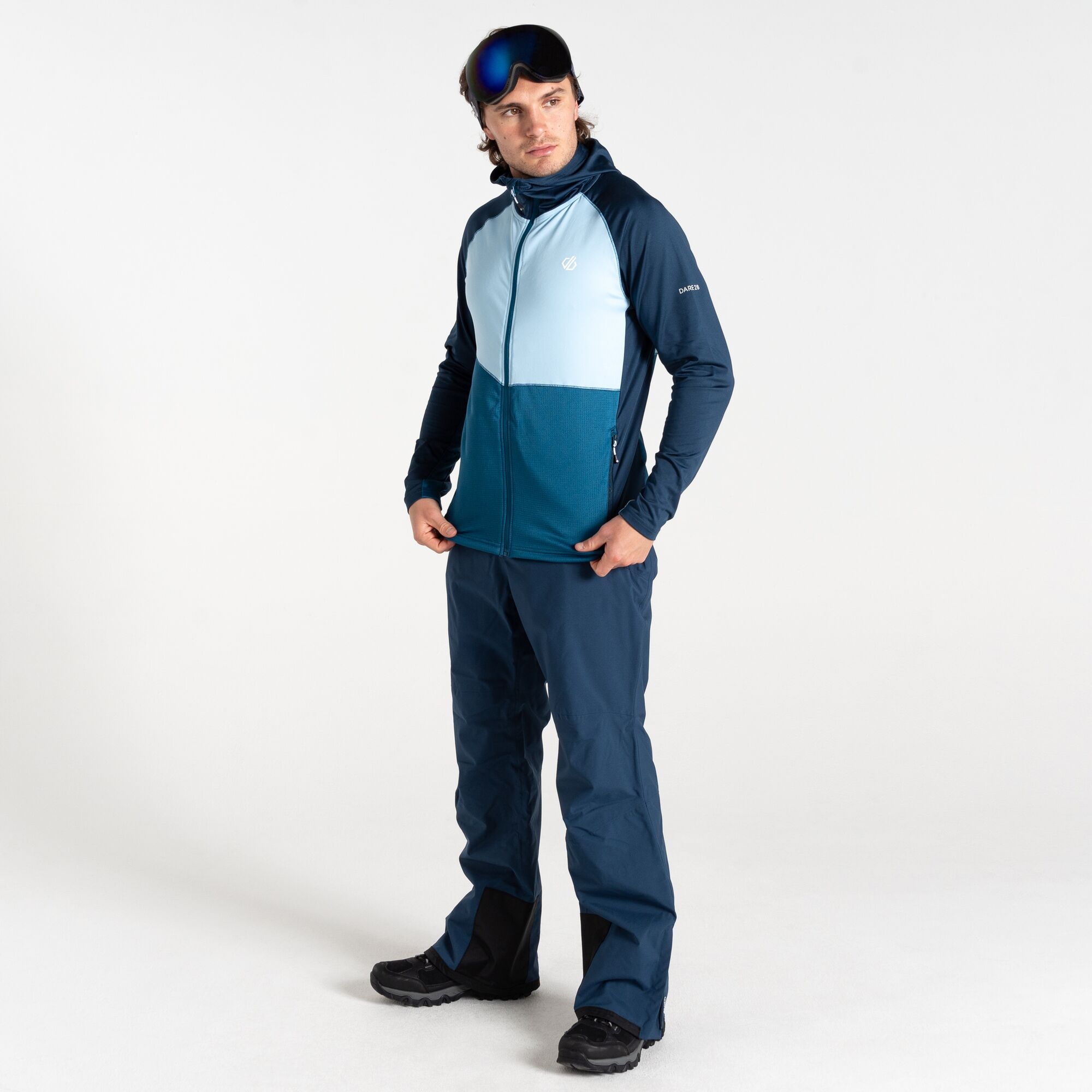 Dare 2b Męska bluza Assimilate II Core Stretch Niebieski