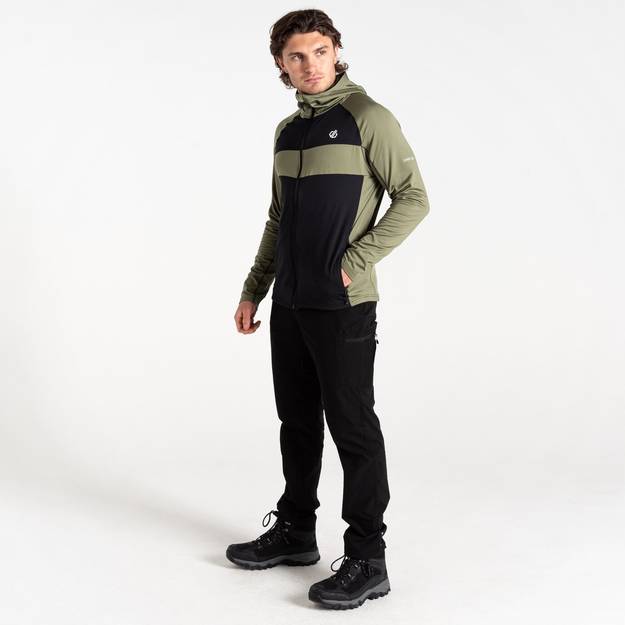Dare 2b   Bluza męska Touring II Core Stretch Zielony