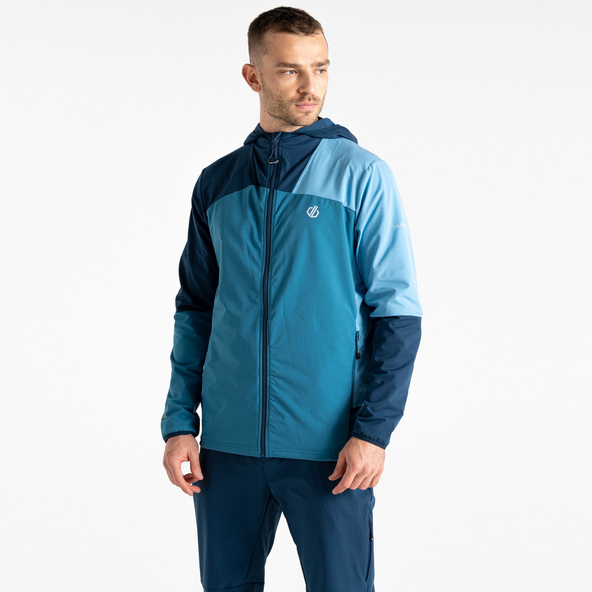 Dare 2b - Męski Softshell Latitudinal III Niebieski, Rozmiar: XXXL
