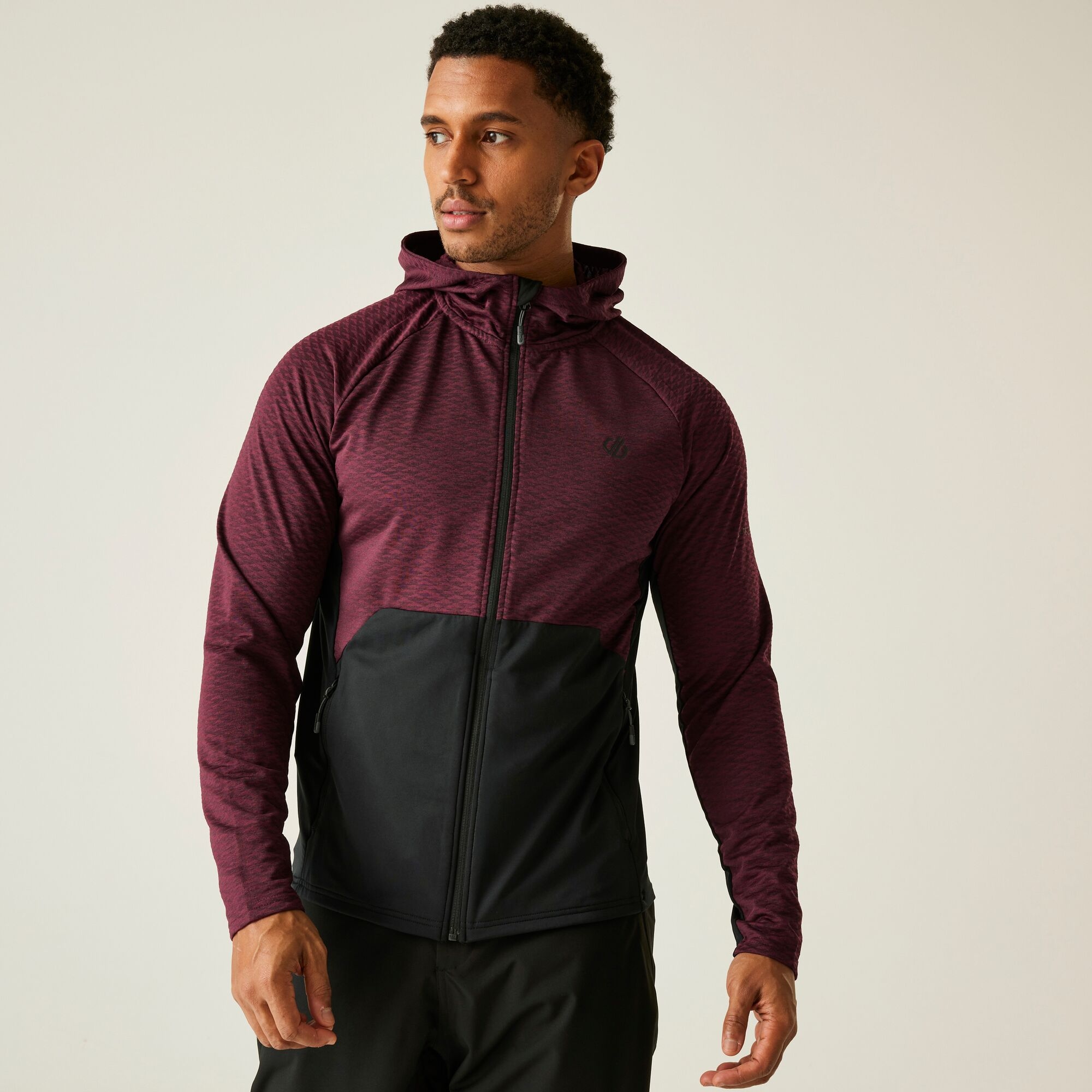 Dare 2b Bluza męska z kapturem Assimilate III Fioletowy