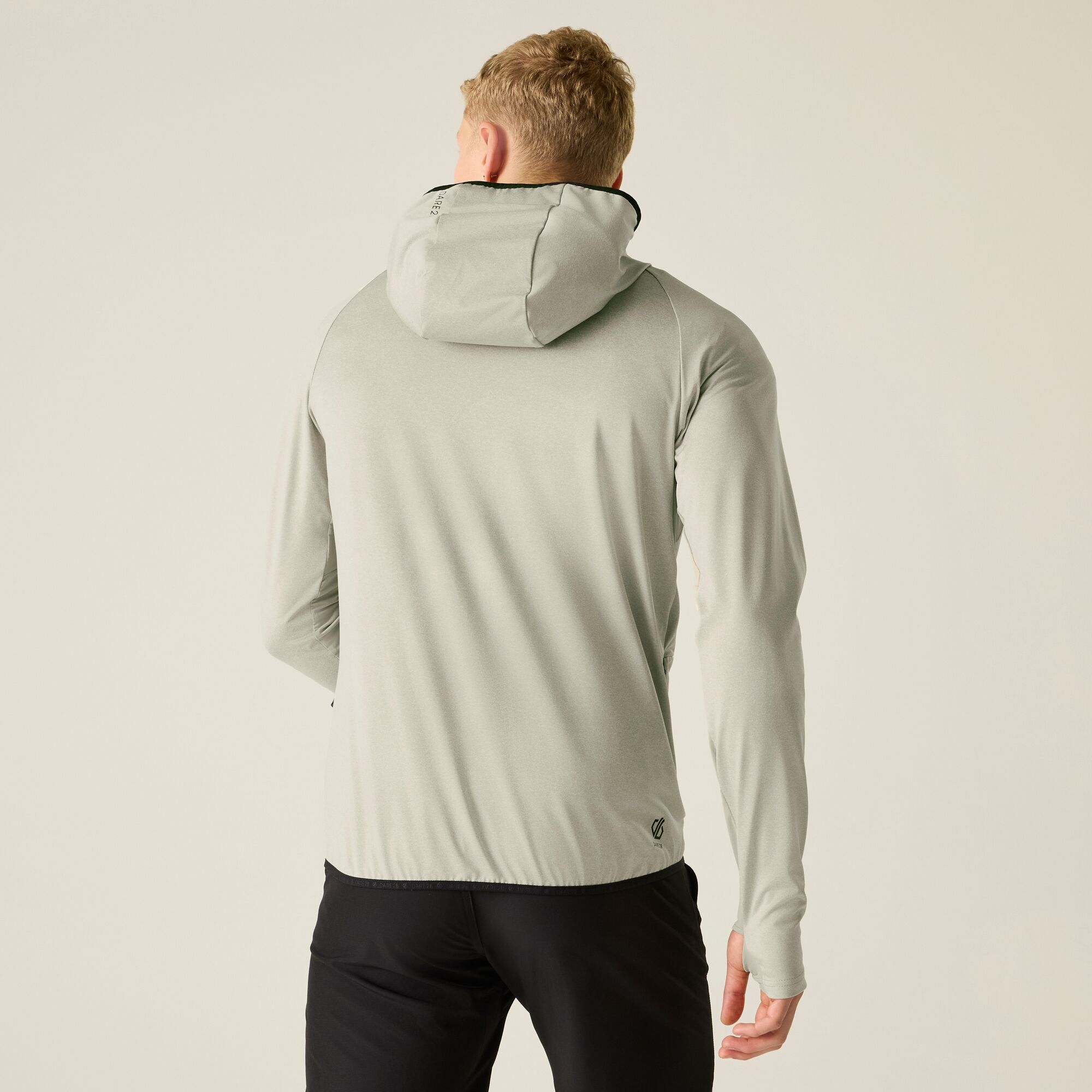 Dare 2b Dare 2b Bluza męska z kapturem rozsuwana Assimilate VI Beżowe