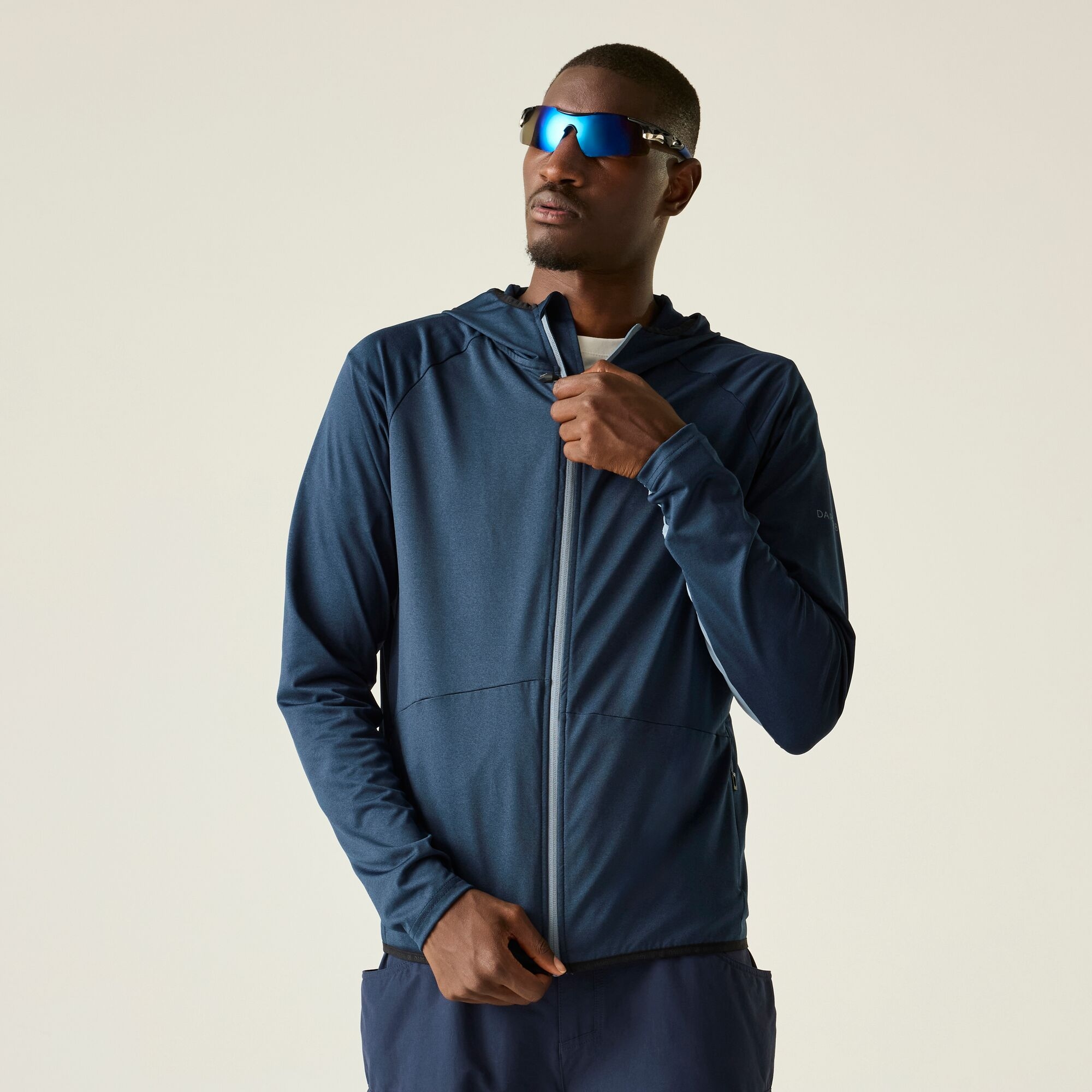 Dare 2b Bluza męska z kapturem rozsuwana Assimilate VI Niebieski