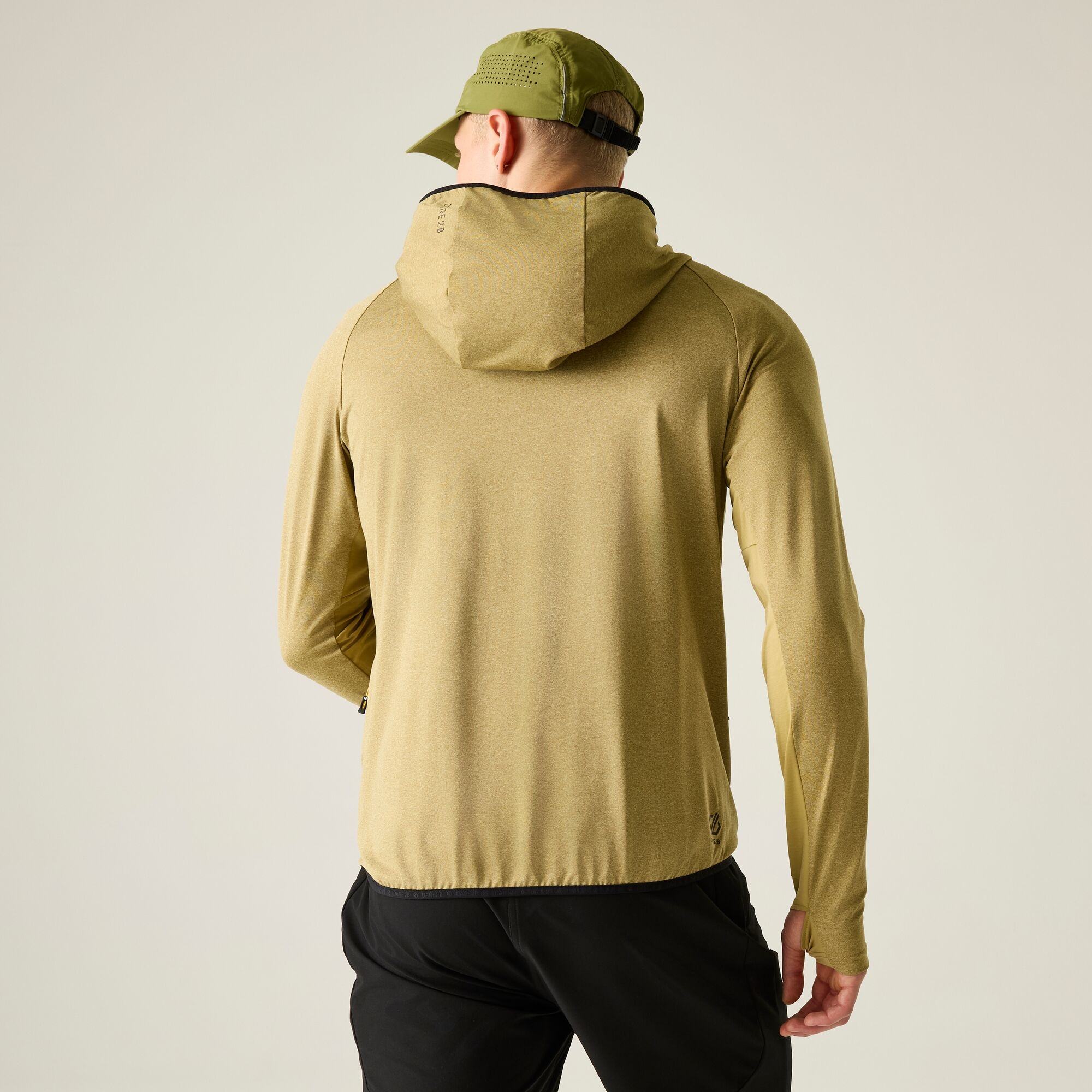 Dare 2b Dare 2b Bluza męska z kapturem rozsuwana Assimilate VI Zielony