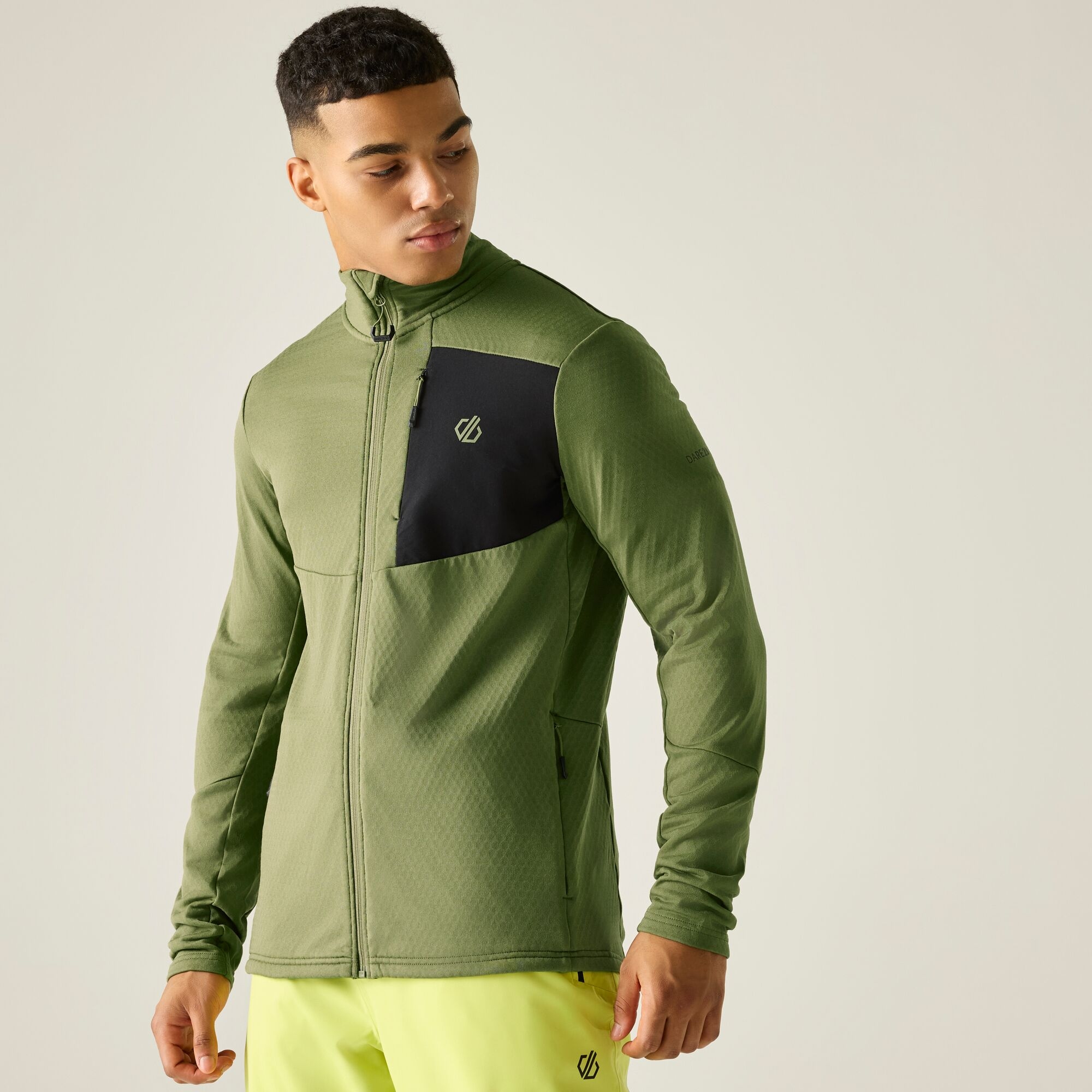 Dare 2b   Bluza męska rozsuwana Venture Zielony
