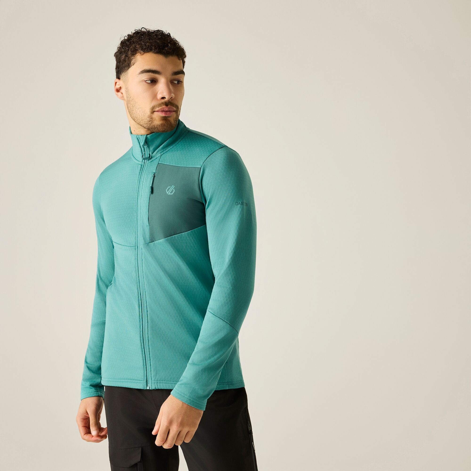 Dare 2b   Bluza męska rozsuwana Venture Zielony